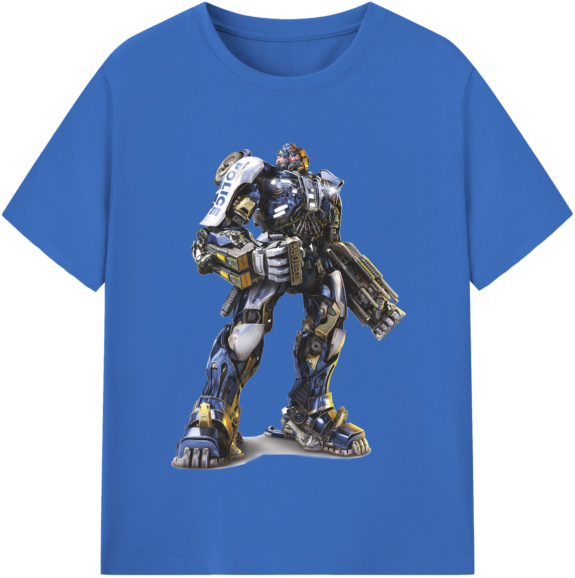 （画像用） Transformers トランスフォーマー 綿100％半袖Tシャツ（フロントプリント）