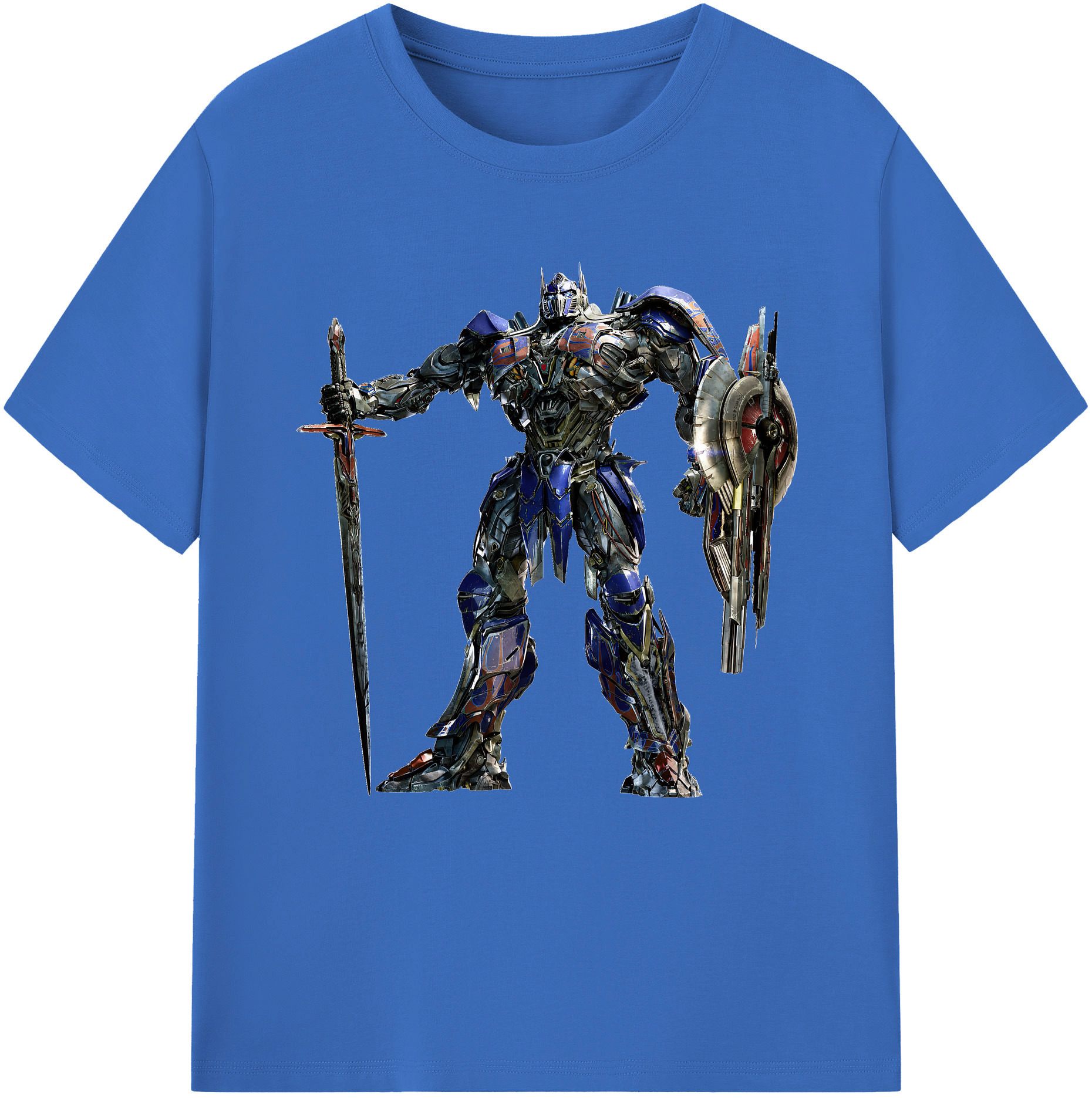 （画像用） Transformers トランスフォーマー 綿100％半袖Tシャツ（フロントプリント）