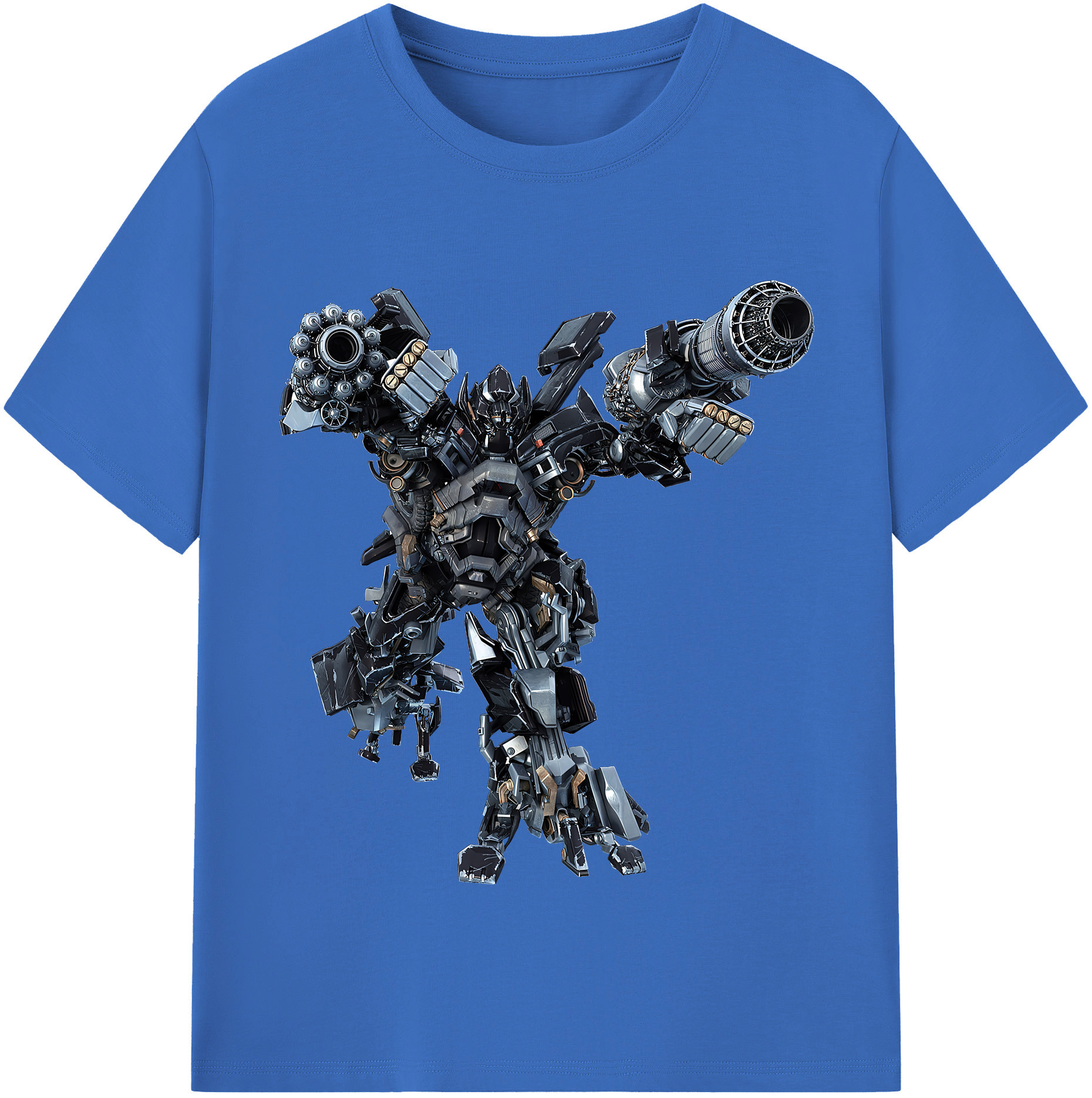 （画像用） Transformers トランスフォーマー 綿100％半袖Tシャツ（フロントプリント）