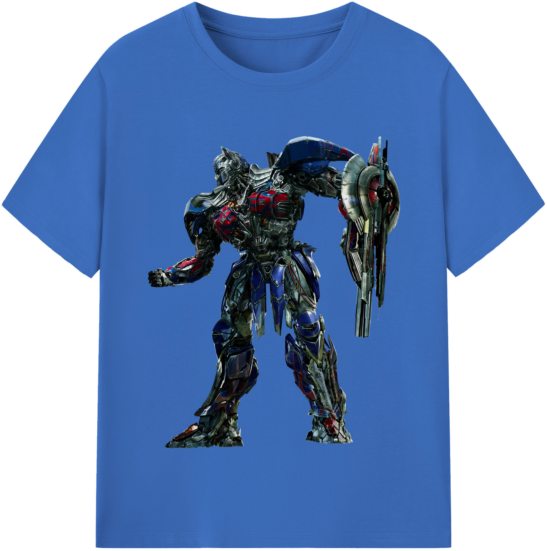（画像用） Transformers トランスフォーマー 綿100％半袖Tシャツ（フロントプリント）