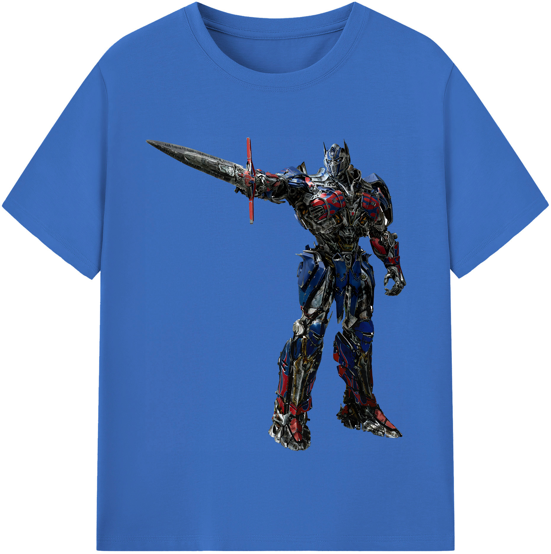 （画像用） Transformers トランスフォーマー 綿100％半袖Tシャツ（フロントプリント）