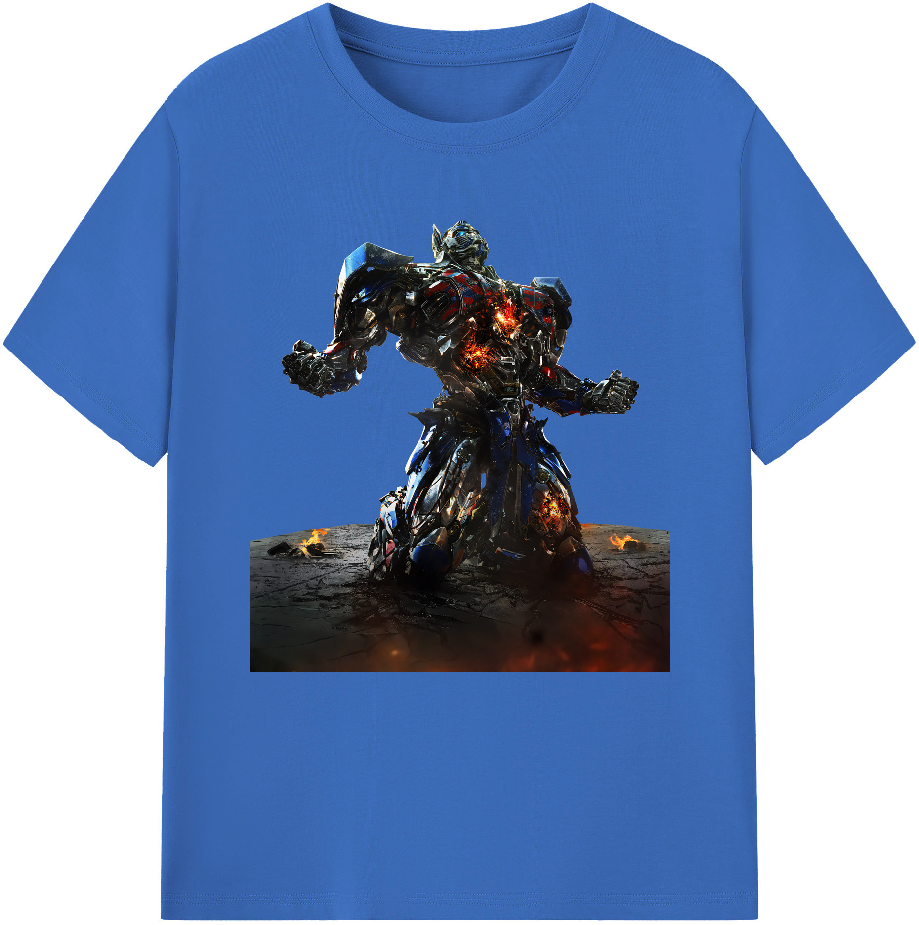 （画像用） Transformers トランスフォーマー 綿100％半袖Tシャツ（フロントプリント）