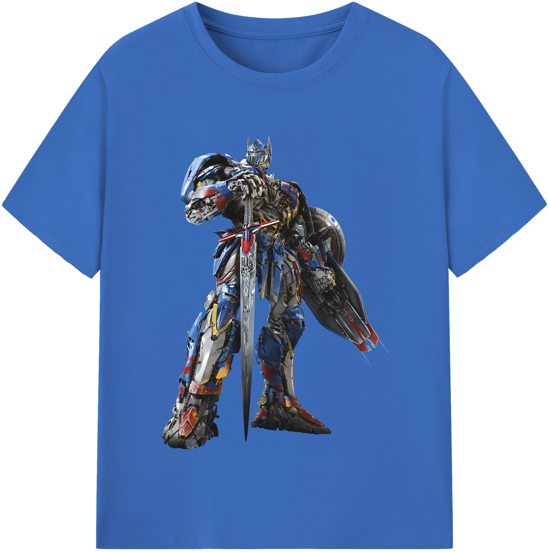 （画像用） Transformers トランスフォーマー 綿100％半袖Tシャツ（フロントプリント）