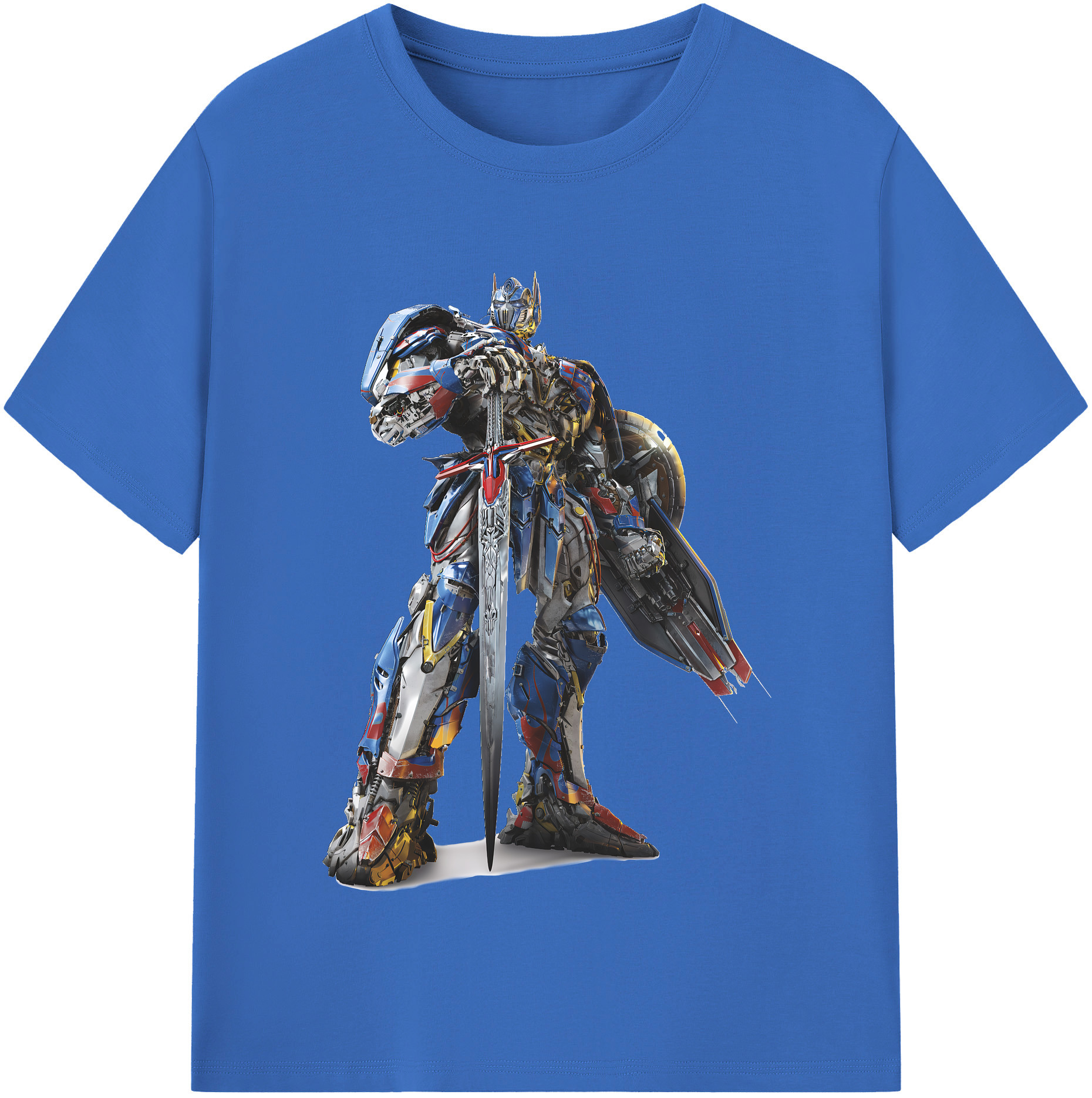 （画像用） Transformers トランスフォーマー 綿100％半袖Tシャツ（フロントプリント）