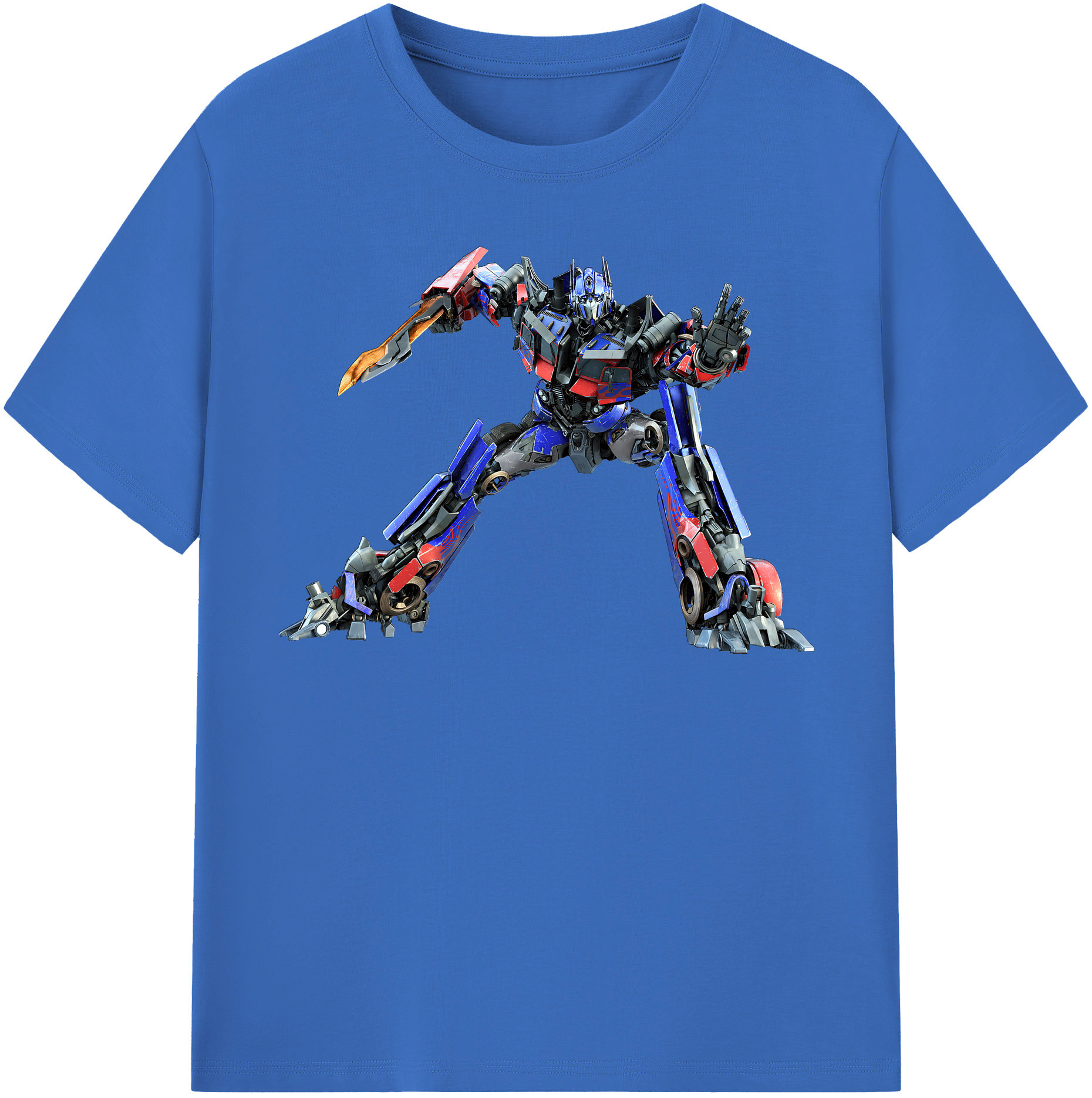 （画像用） Transformers トランスフォーマー 綿100％半袖Tシャツ（フロントプリント）