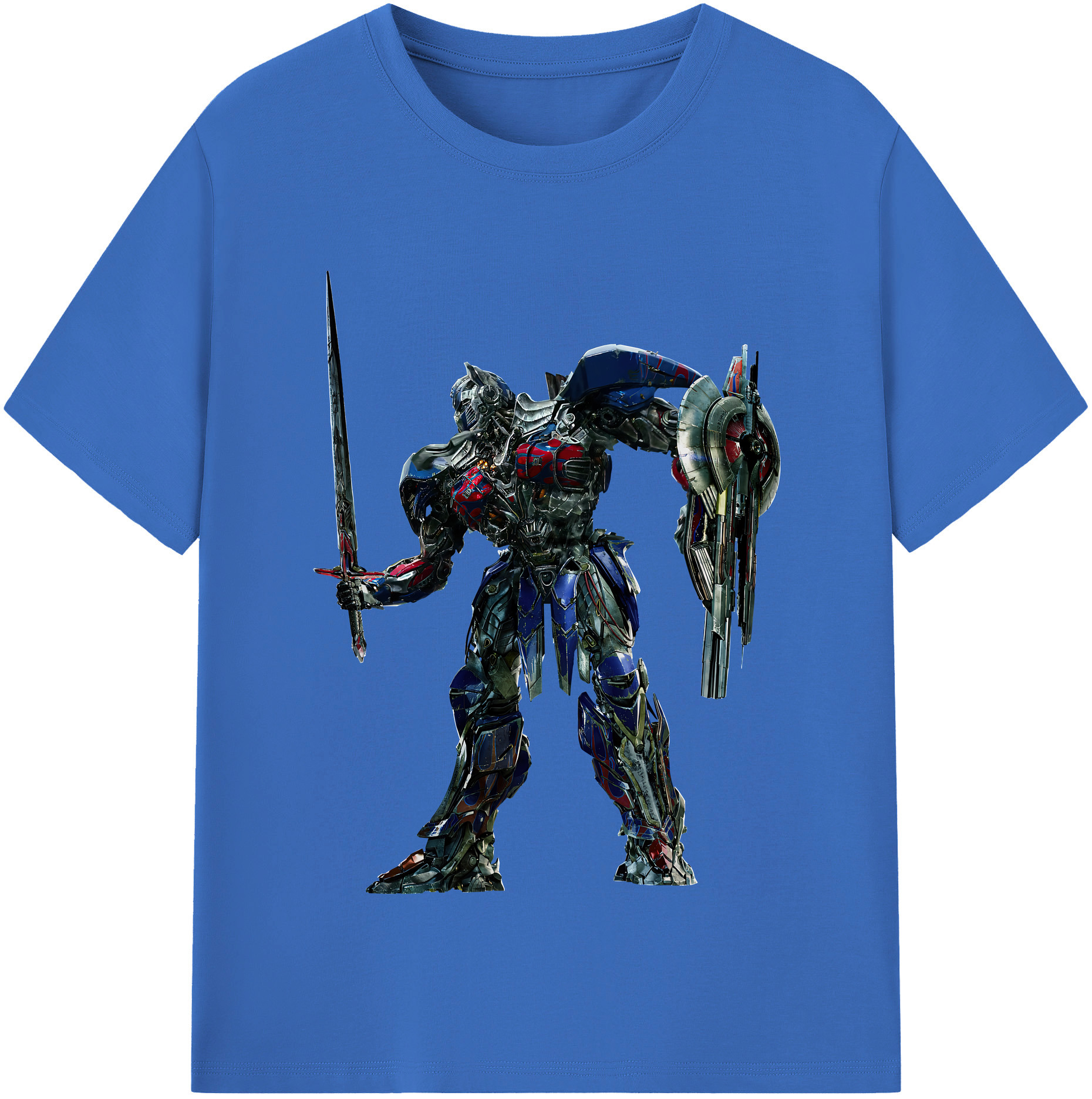 （画像用） Transformers トランスフォーマー 綿100％半袖Tシャツ（フロントプリント）