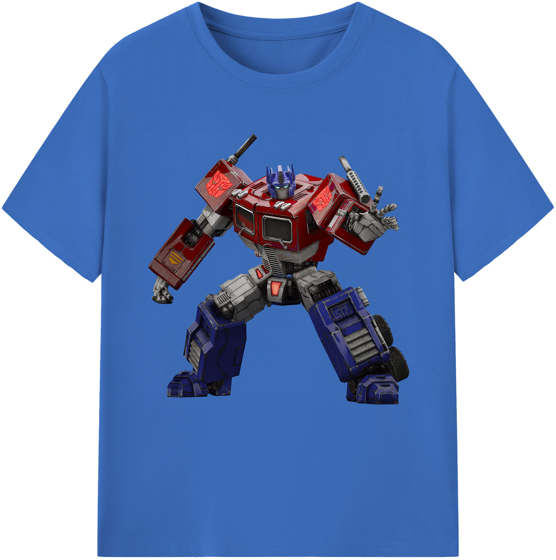 （画像用） Transformers トランスフォーマー 綿100％半袖Tシャツ（フロントプリント）