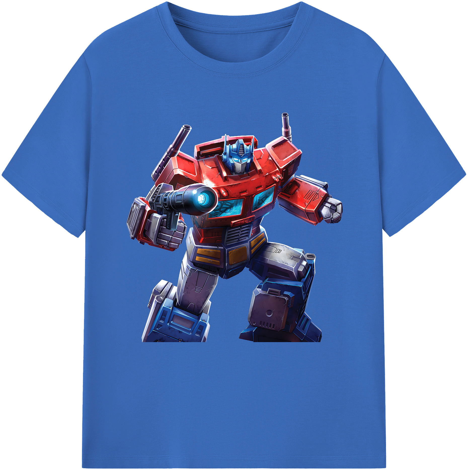 （画像用） Transformers トランスフォーマー 綿100％半袖Tシャツ（フロントプリント）