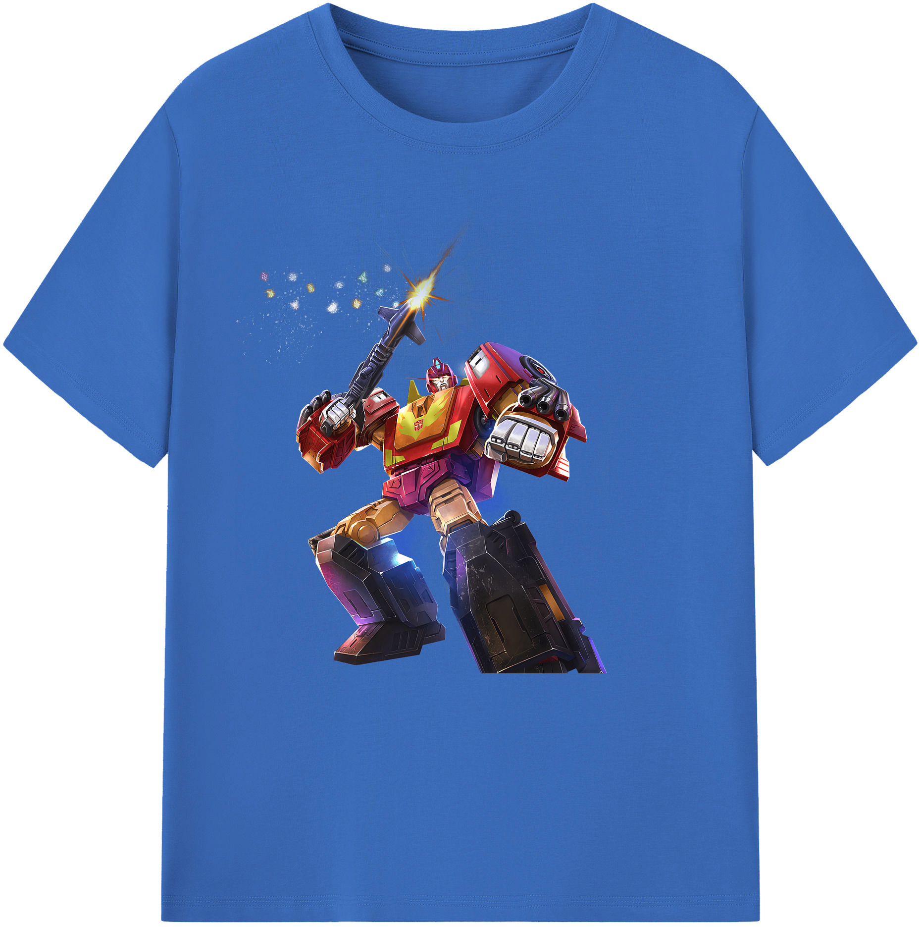 （画像用） Transformers トランスフォーマー 綿100％半袖Tシャツ（フロントプリント）
