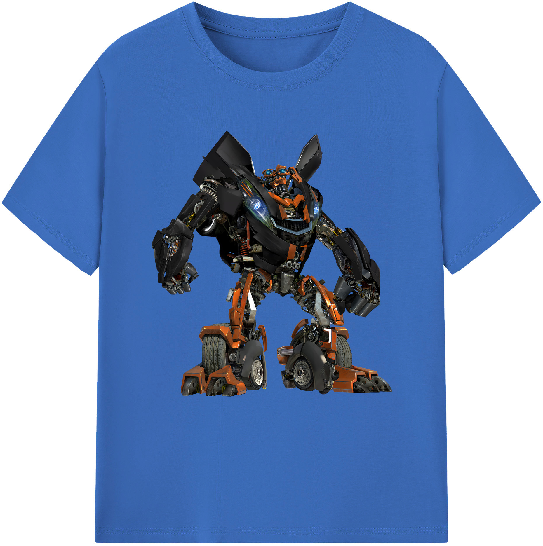 （画像用） Transformers トランスフォーマー 綿100％半袖Tシャツ（フロントプリント）
