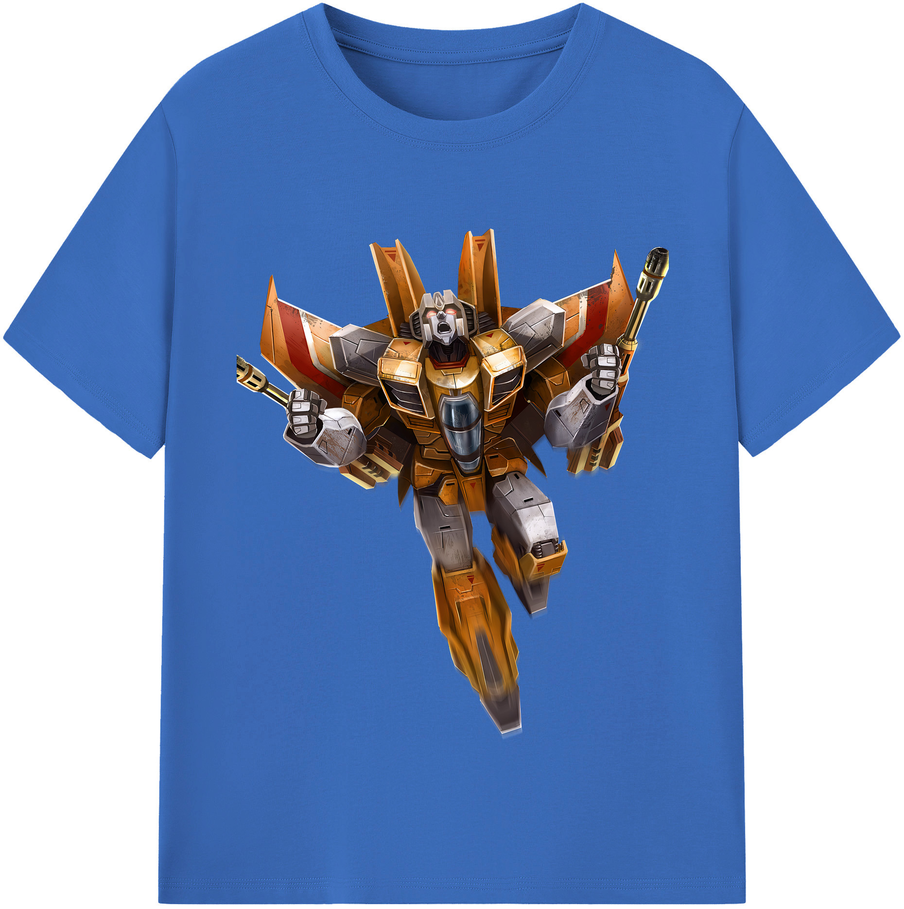 （画像用） Transformers トランスフォーマー 綿100％半袖Tシャツ（フロントプリント）