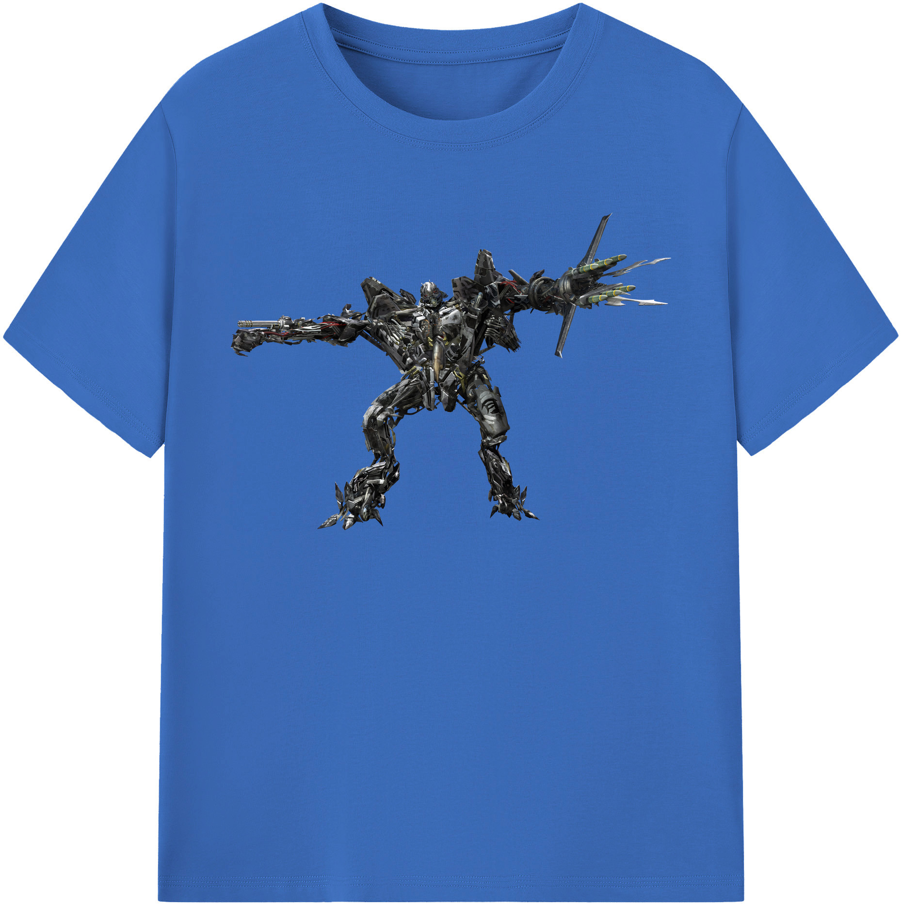 （画像用） Transformers トランスフォーマー 綿100％半袖Tシャツ（フロントプリント）