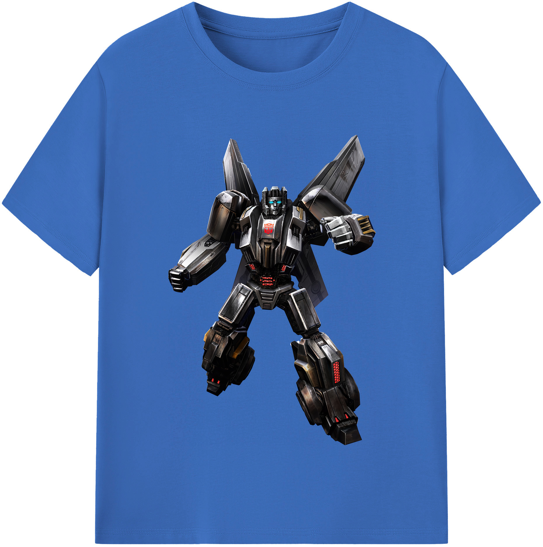 （画像用） Transformers トランスフォーマー 綿100％半袖Tシャツ（フロントプリント）