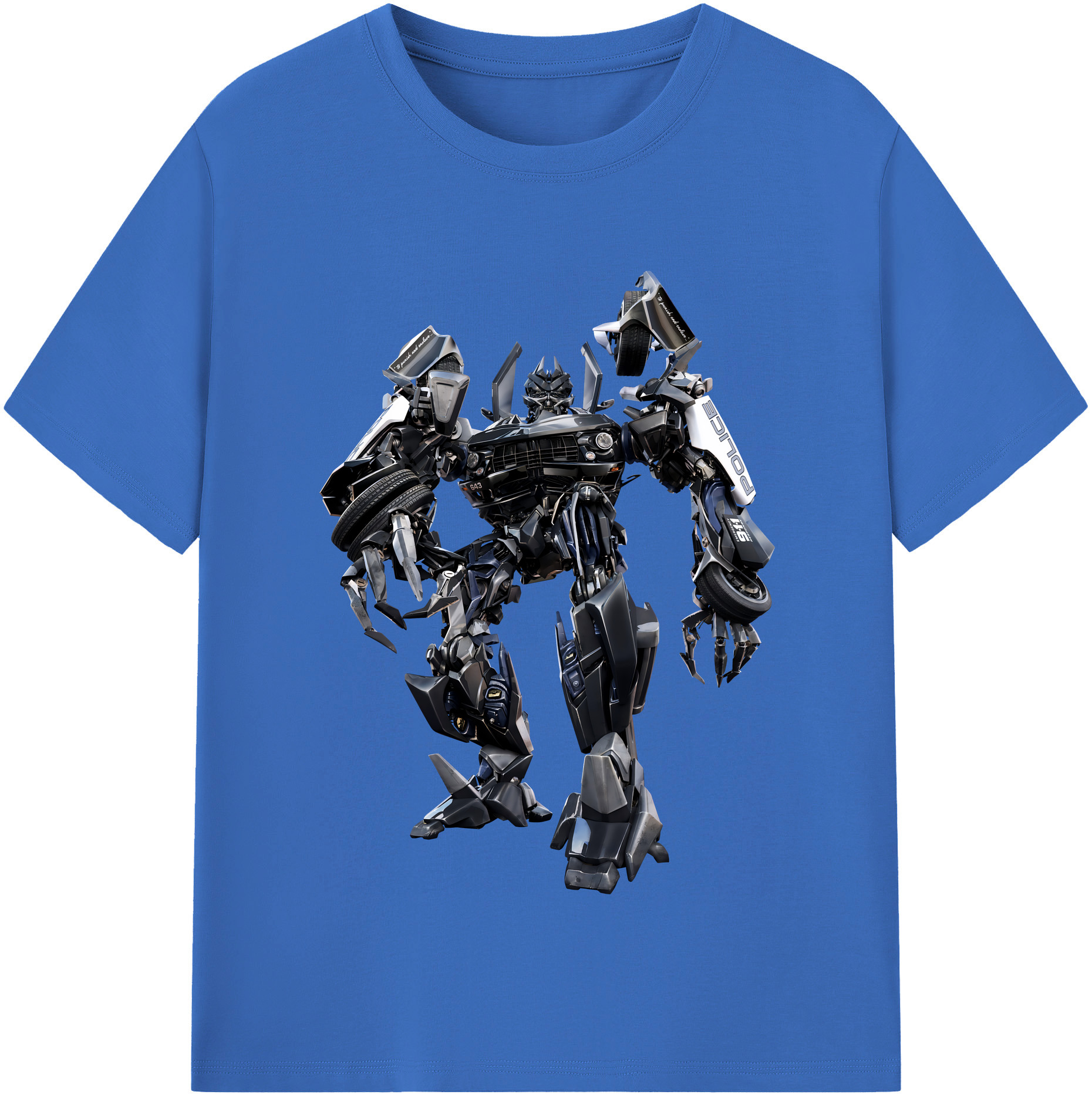 （画像用） Transformers トランスフォーマー 綿100％半袖Tシャツ（フロントプリント）