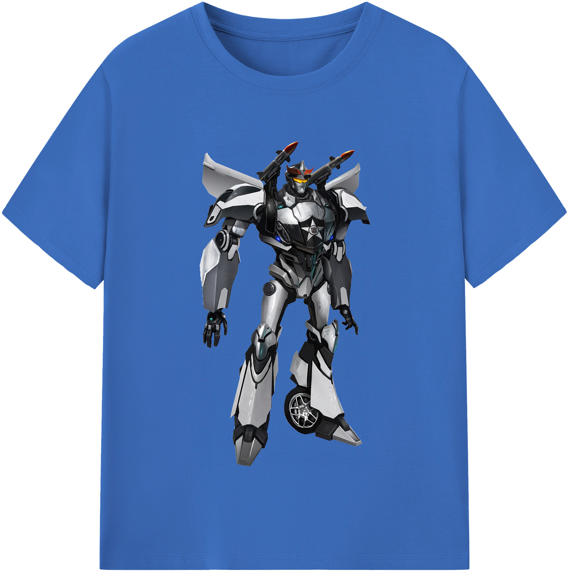 （画像用） Transformers トランスフォーマー 綿100％半袖Tシャツ（フロントプリント）