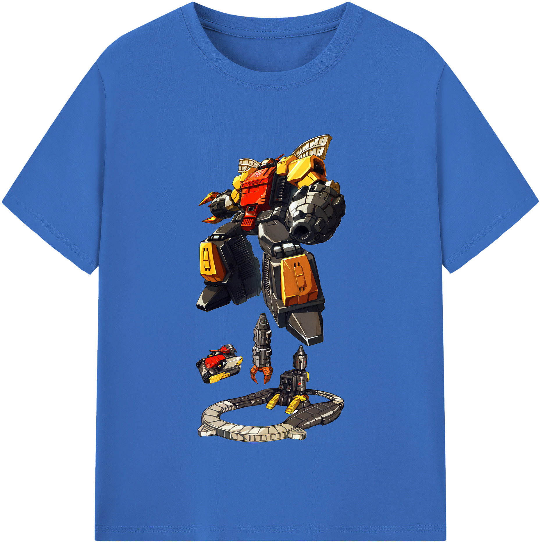 （画像用） Transformers トランスフォーマー 綿100％半袖Tシャツ（フロントプリント）