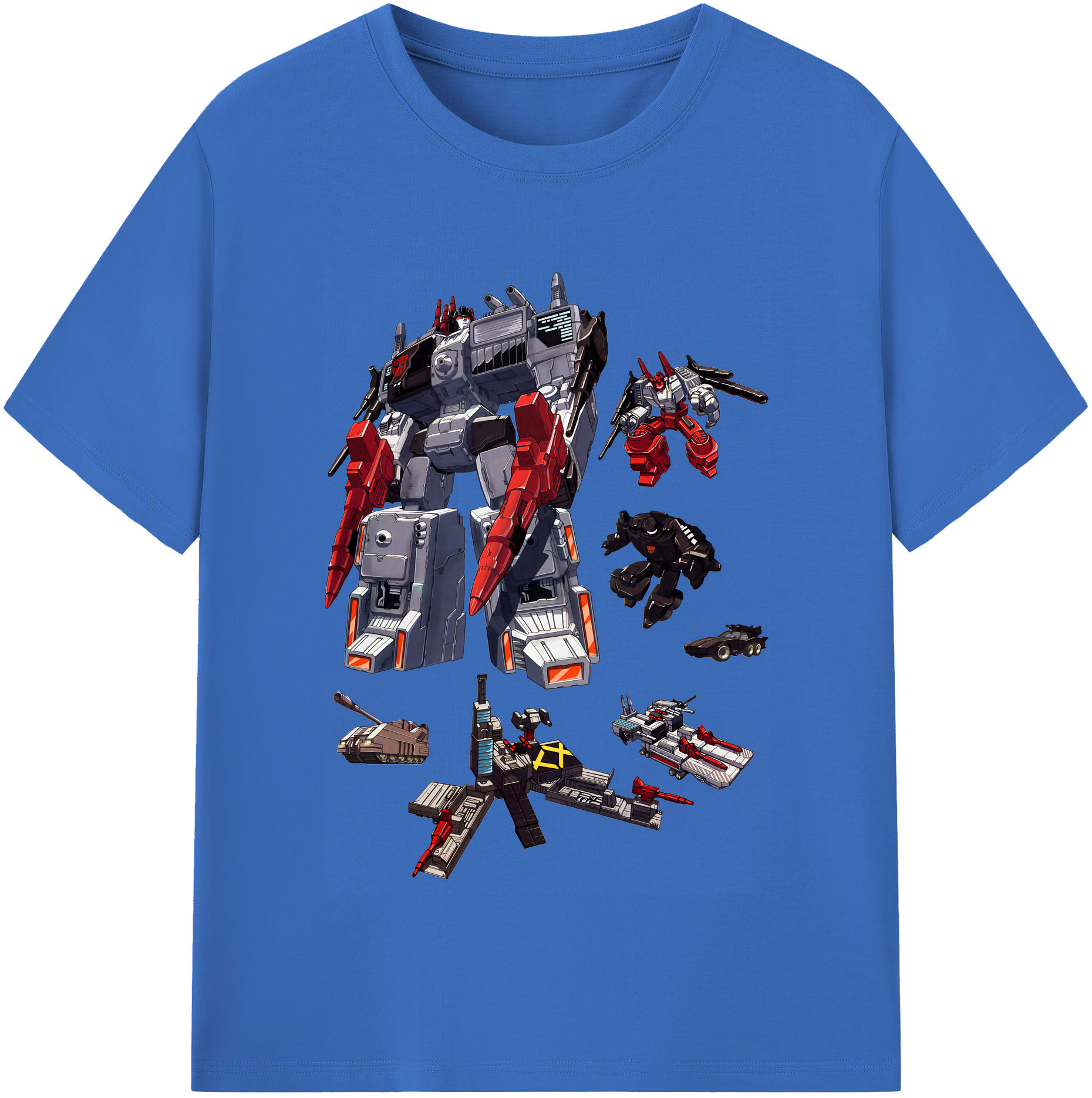 （画像用） Transformers トランスフォーマー 綿100％半袖Tシャツ（フロントプリント）