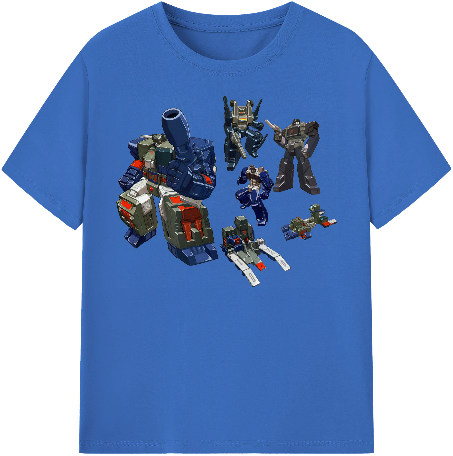 （画像用） Transformers トランスフォーマー 綿100％半袖Tシャツ（フロントプリント）