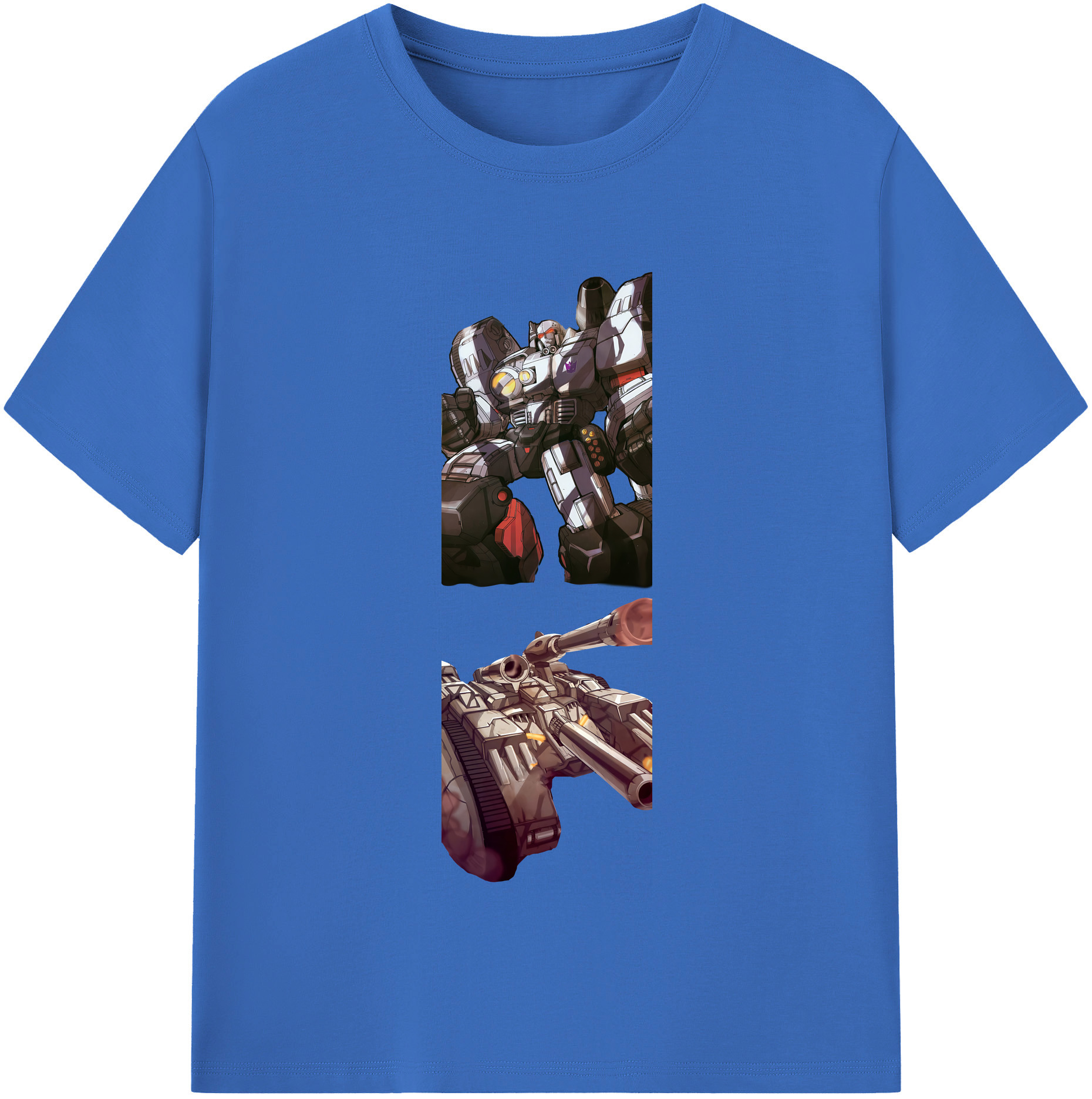 （画像用） Transformers トランスフォーマー 綿100％半袖Tシャツ（フロントプリント）