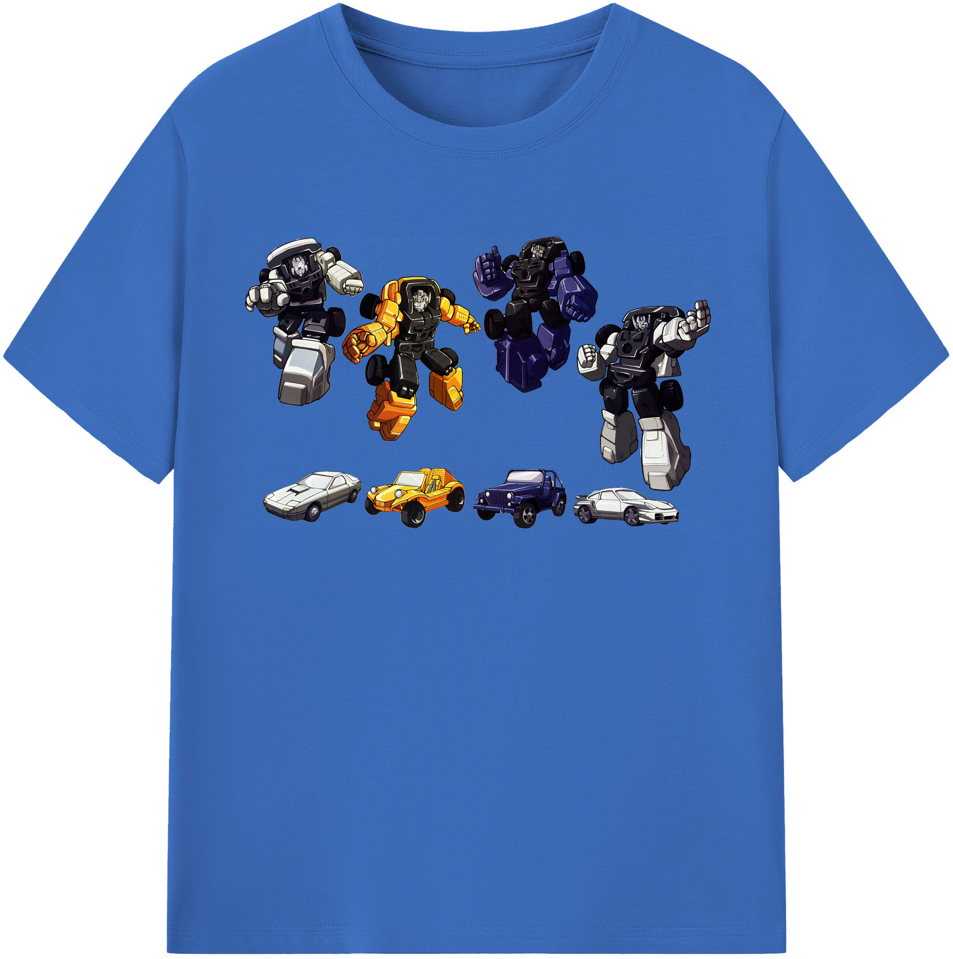 （画像用） Transformers トランスフォーマー 綿100％半袖Tシャツ（フロントプリント）
