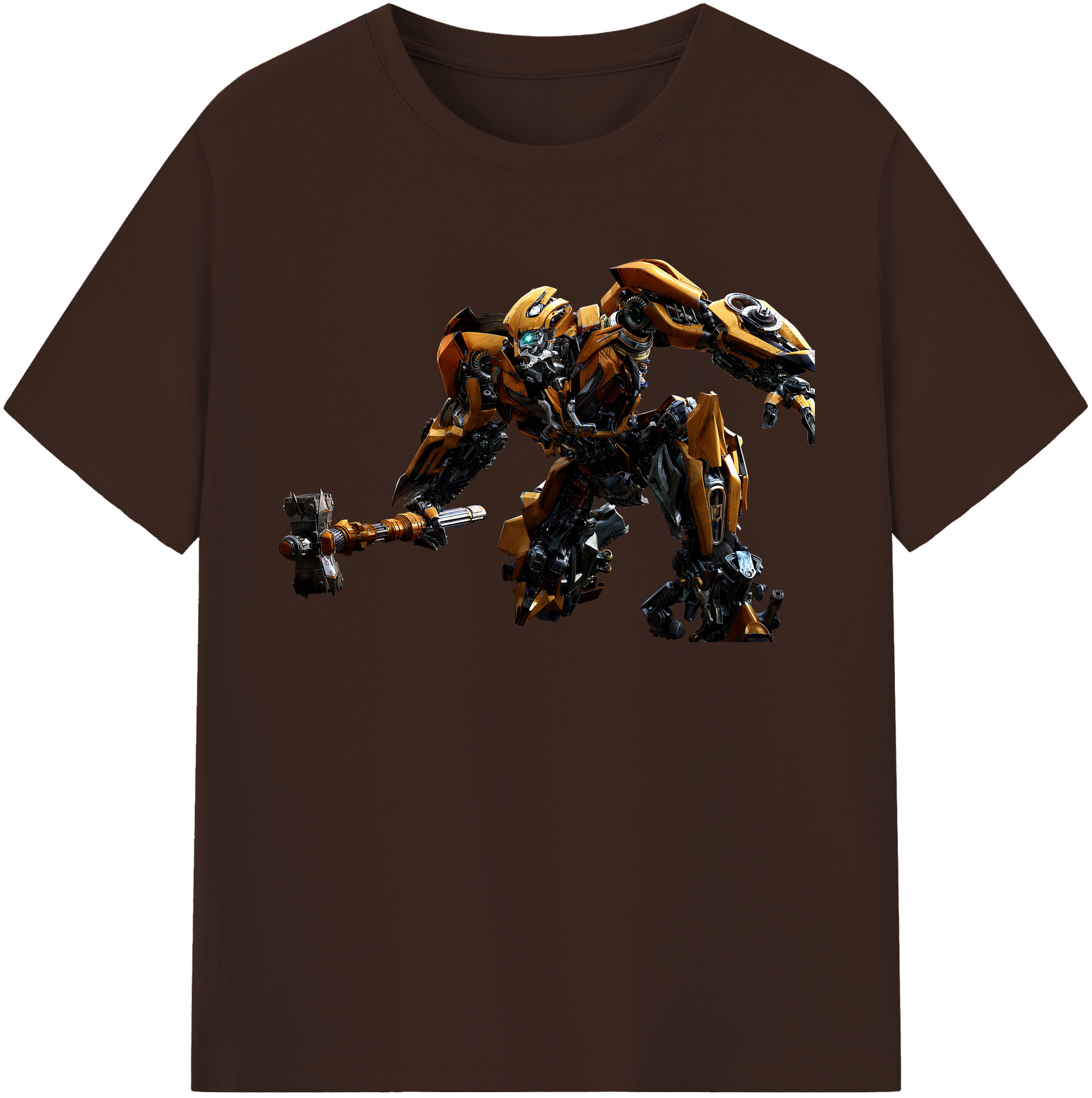 （画像用） Transformers トランスフォーマー 綿100％半袖Tシャツ（フロントプリント）