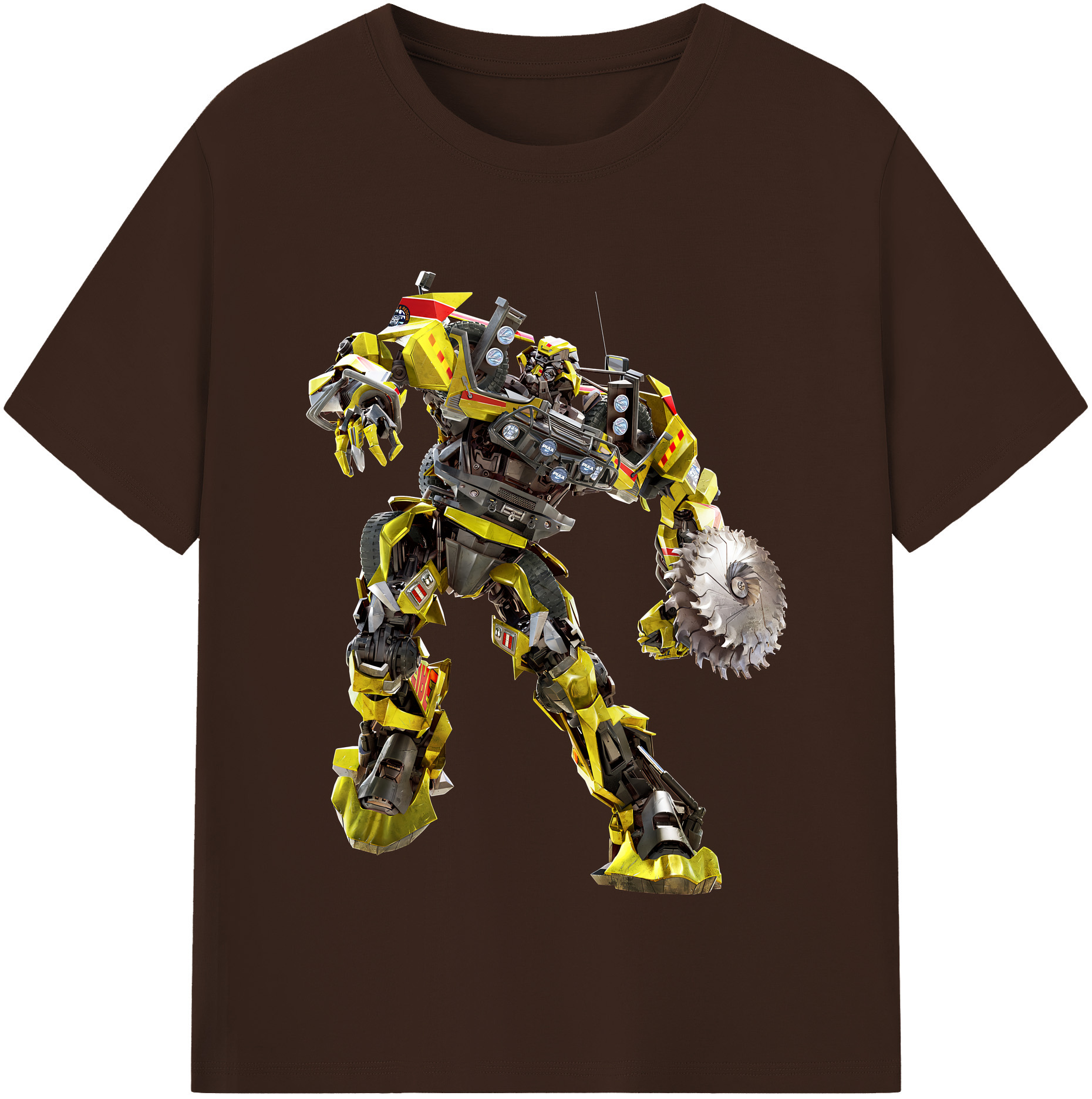 （画像用） Transformers トランスフォーマー 綿100％半袖Tシャツ（フロントプリント）