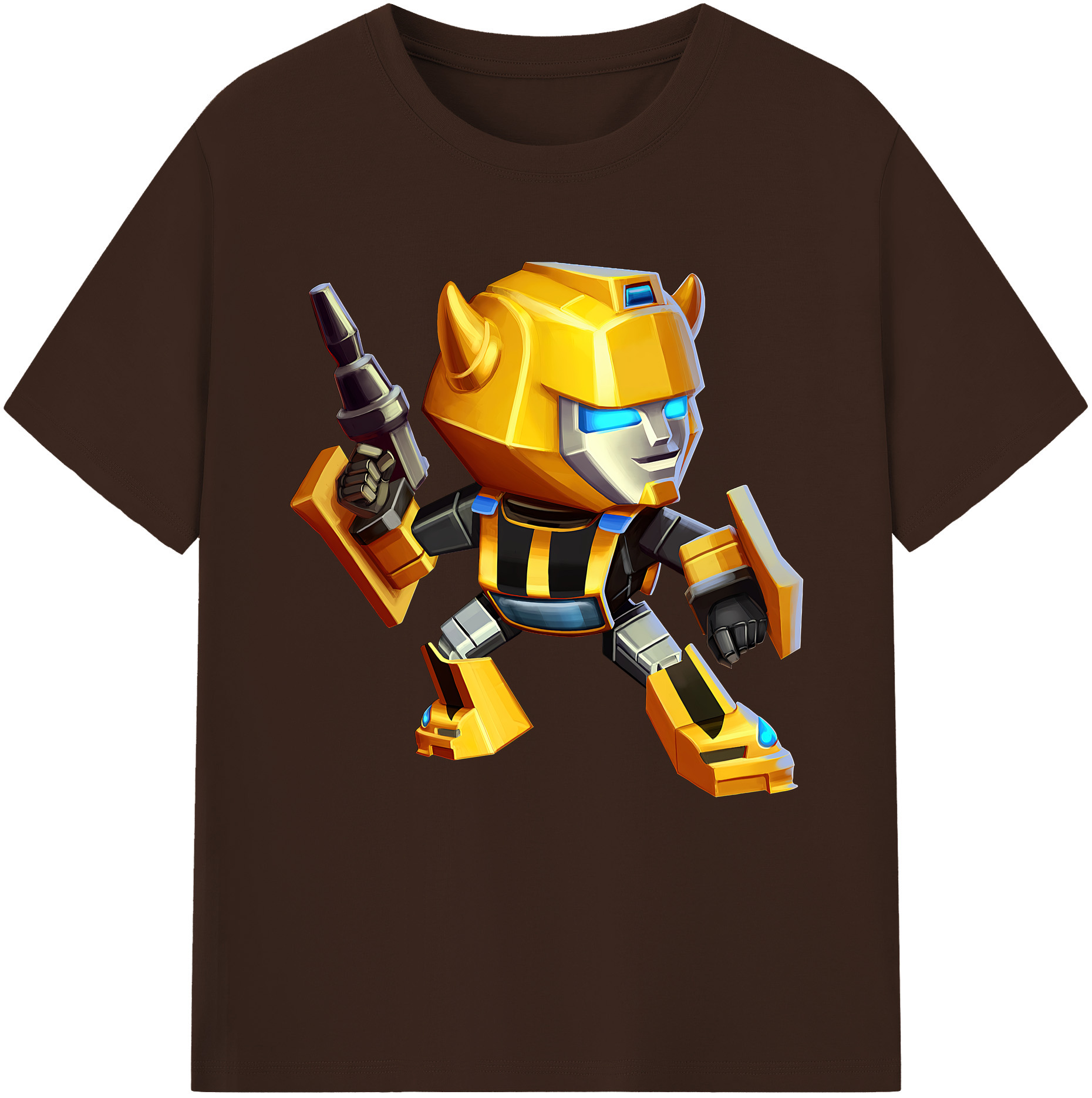 （画像用） Transformers トランスフォーマー 綿100％半袖Tシャツ（フロントプリント）