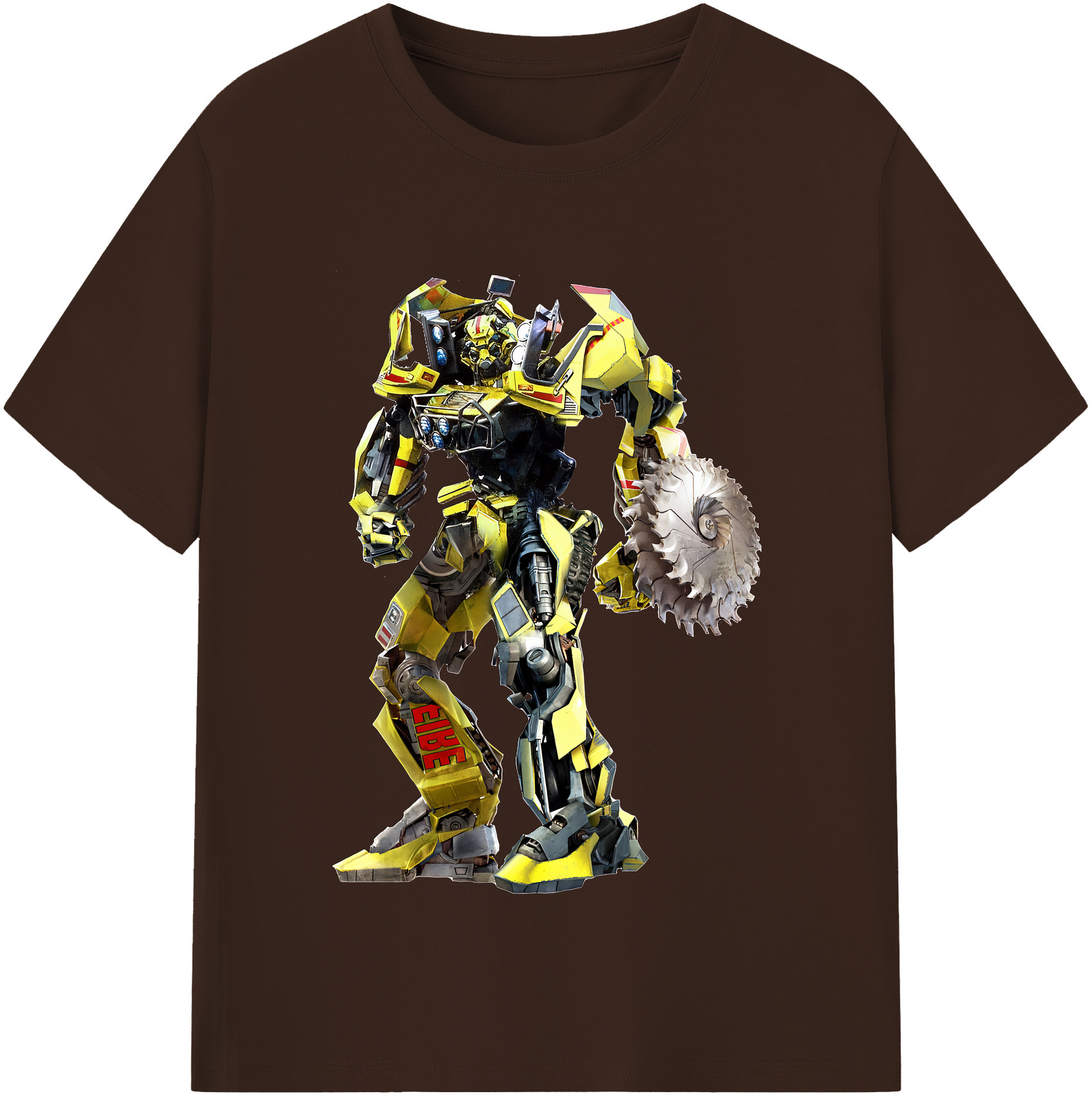 （画像用） Transformers トランスフォーマー 綿100％半袖Tシャツ（フロントプリント）