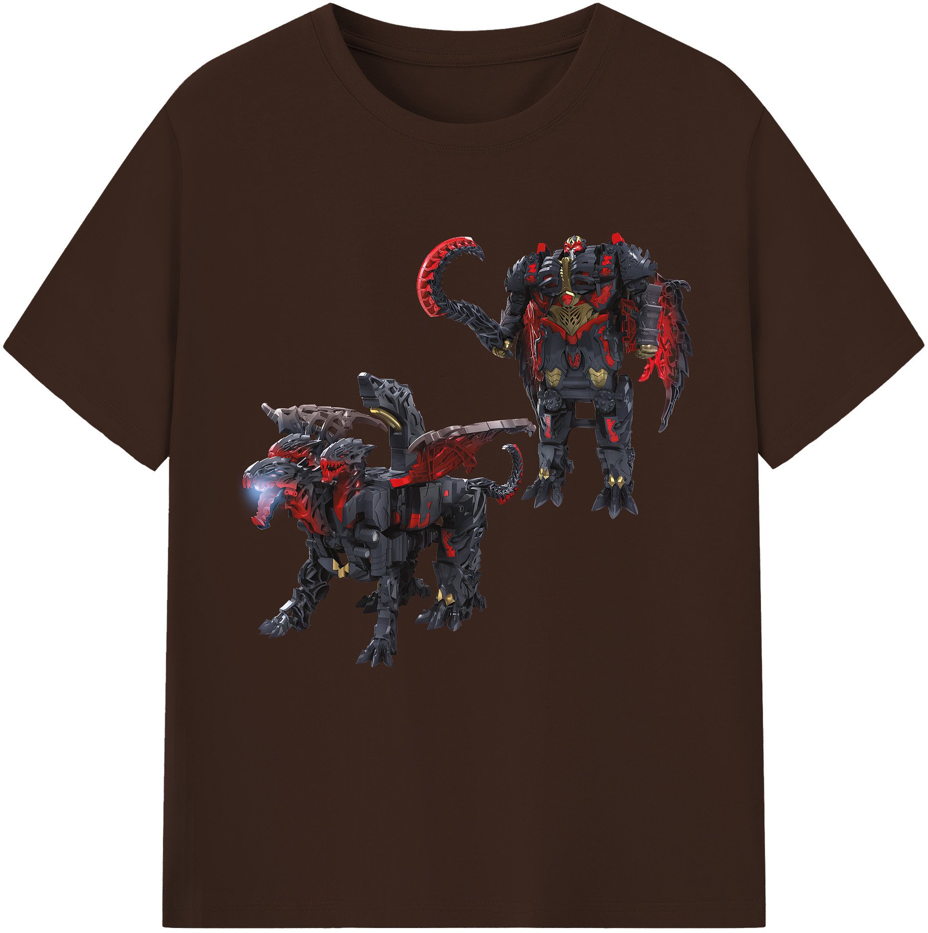 （画像用） Transformers トランスフォーマー 綿100％半袖Tシャツ（フロントプリント）
