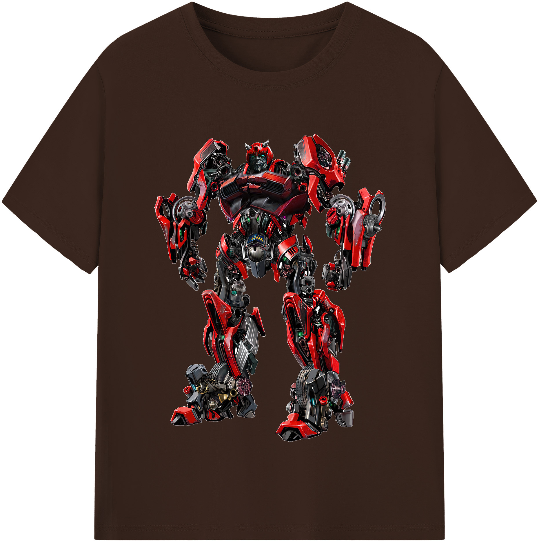 （画像用） Transformers トランスフォーマー 綿100％半袖Tシャツ（フロントプリント）