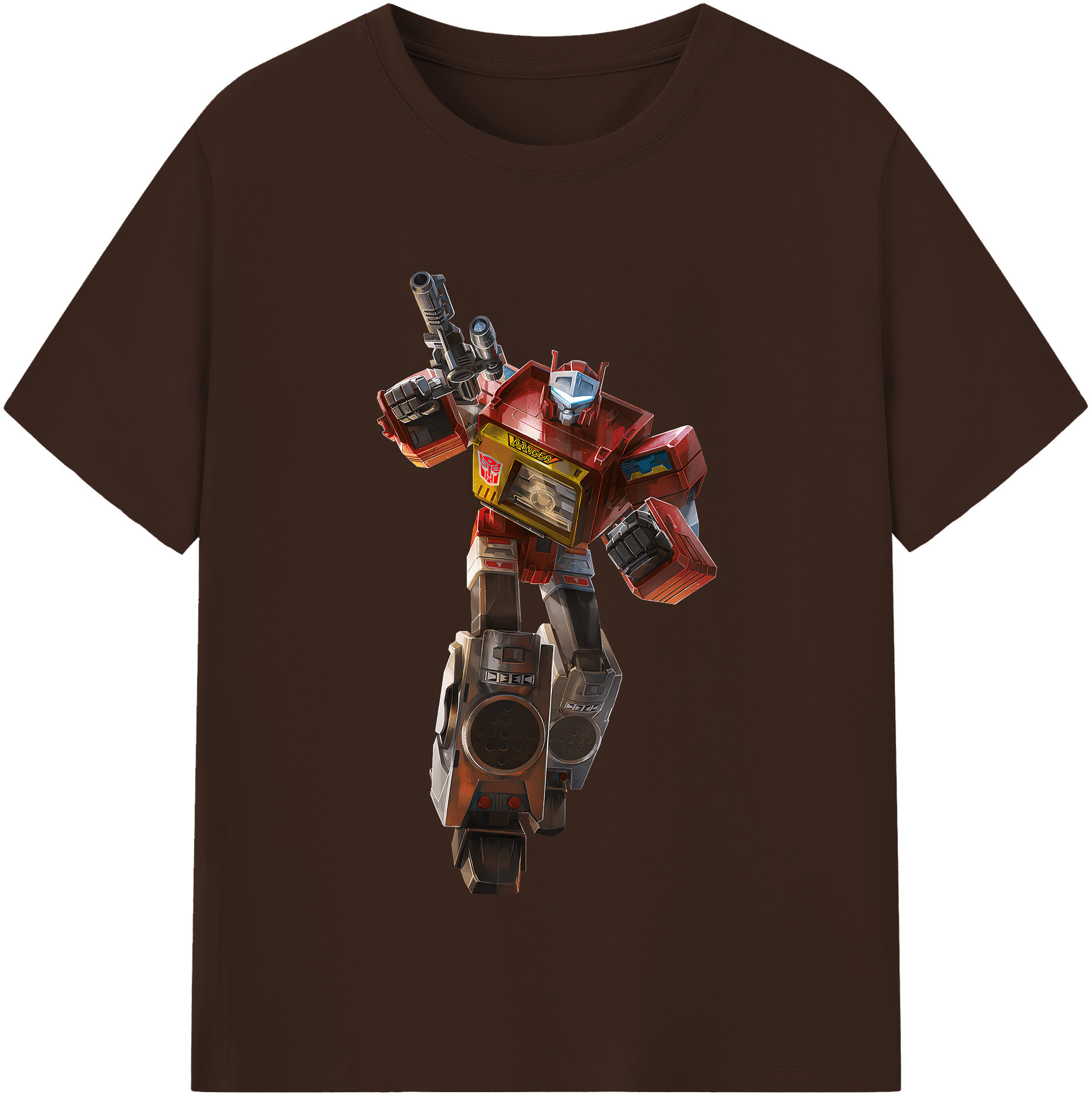 （画像用） Transformers トランスフォーマー 綿100％半袖Tシャツ（フロントプリント）