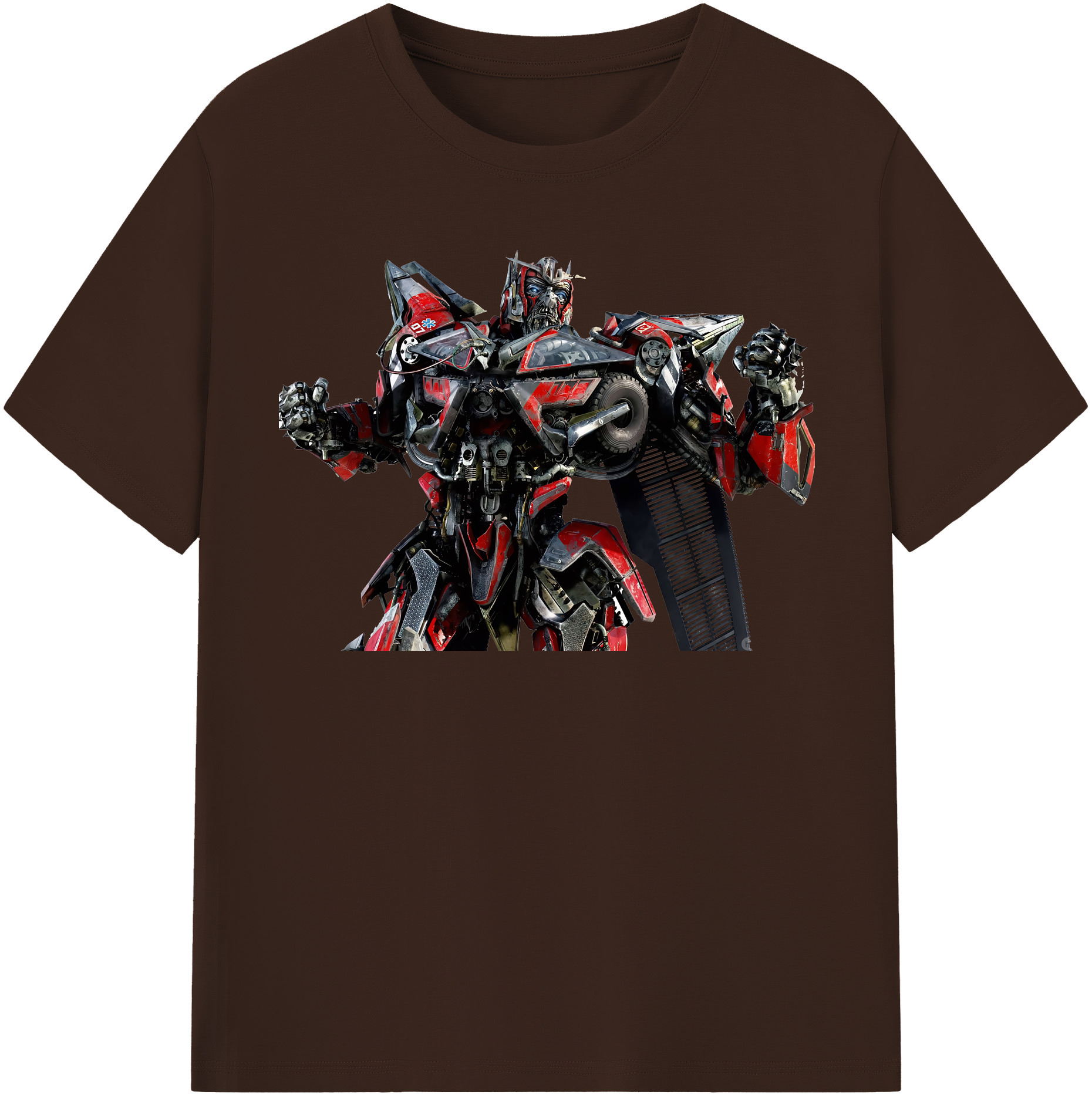 （画像用） Transformers トランスフォーマー 綿100％半袖Tシャツ（フロントプリント）