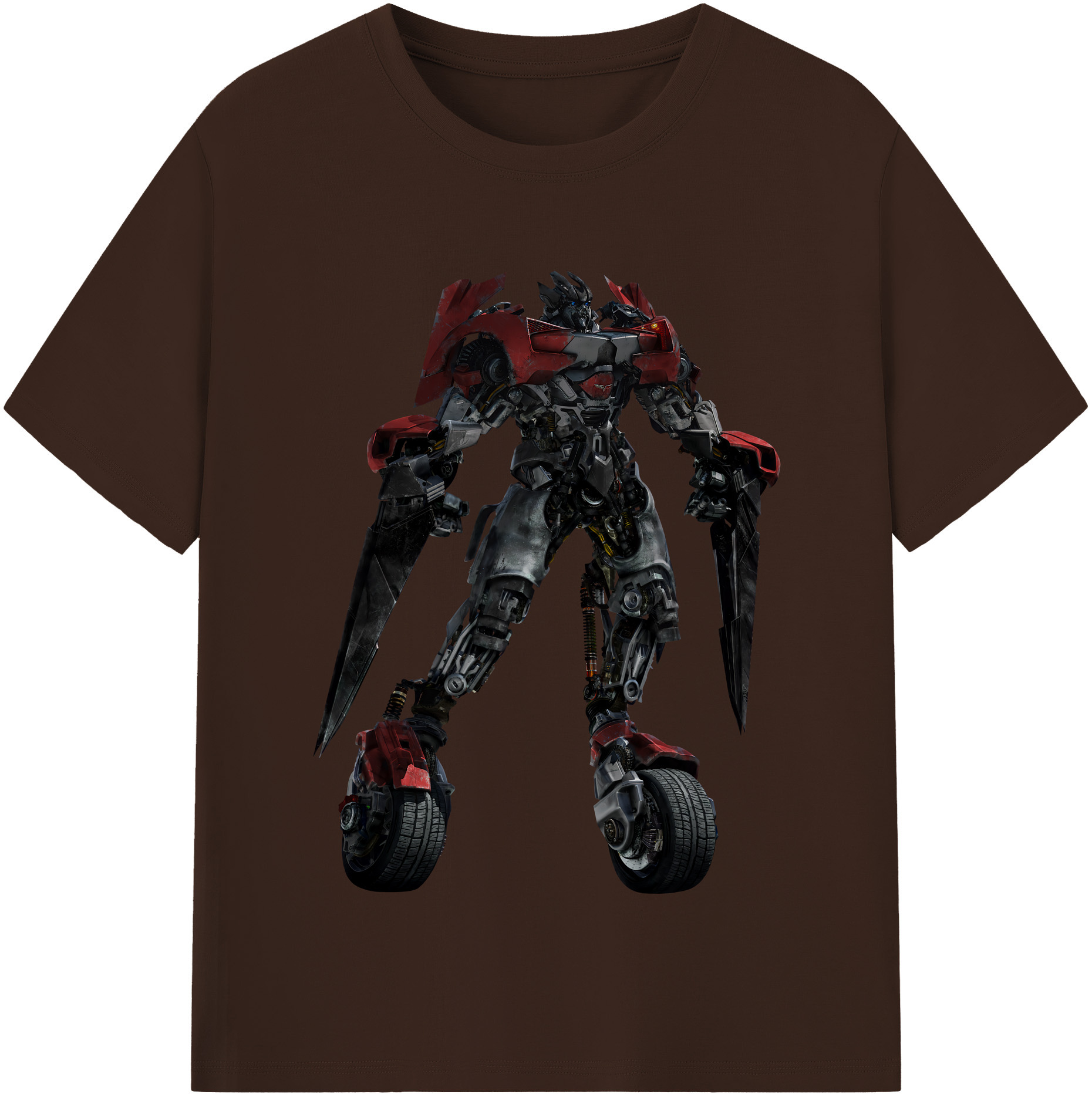 （画像用） Transformers トランスフォーマー 綿100％半袖Tシャツ（フロントプリント）