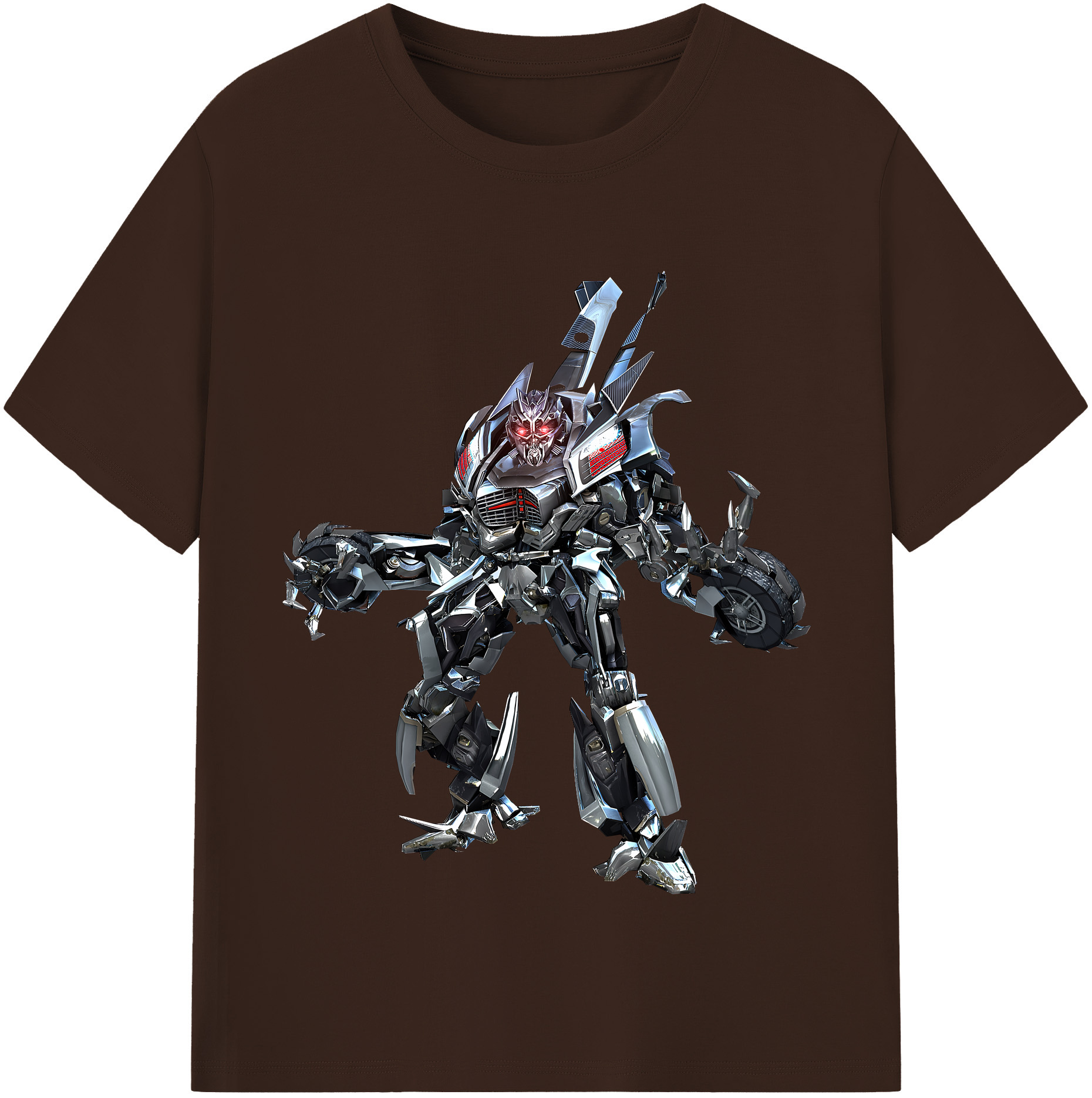 （画像用） Transformers トランスフォーマー 綿100％半袖Tシャツ（フロントプリント）