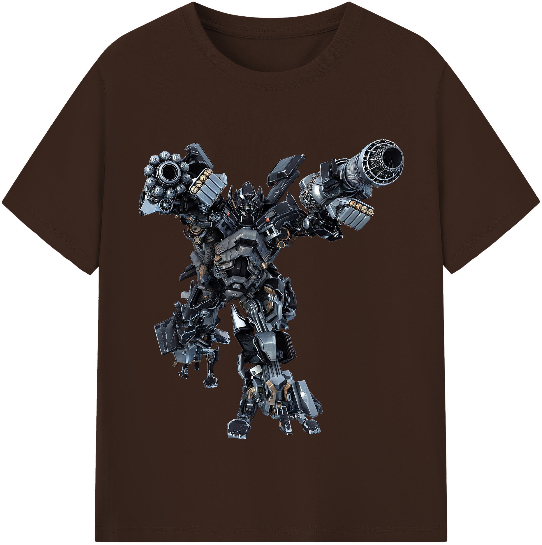 （画像用） Transformers トランスフォーマー 綿100％半袖Tシャツ（フロントプリント）