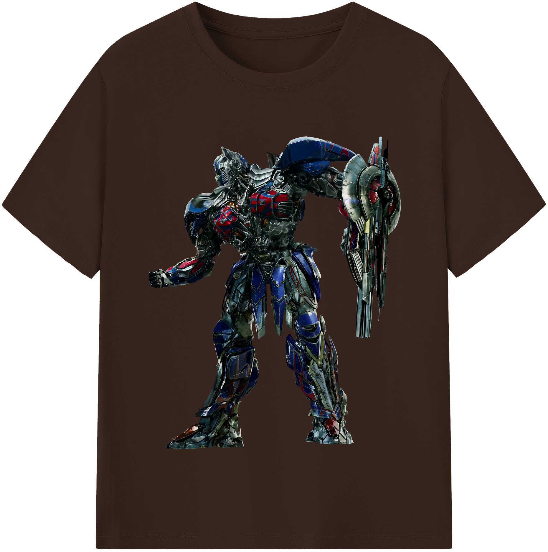 （画像用） Transformers トランスフォーマー 綿100％半袖Tシャツ（フロントプリント）