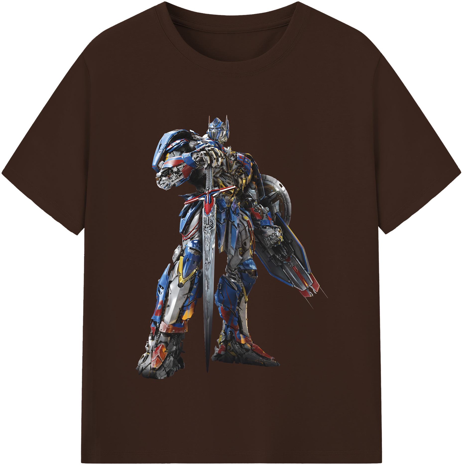 （画像用） Transformers トランスフォーマー 綿100％半袖Tシャツ（フロントプリント）