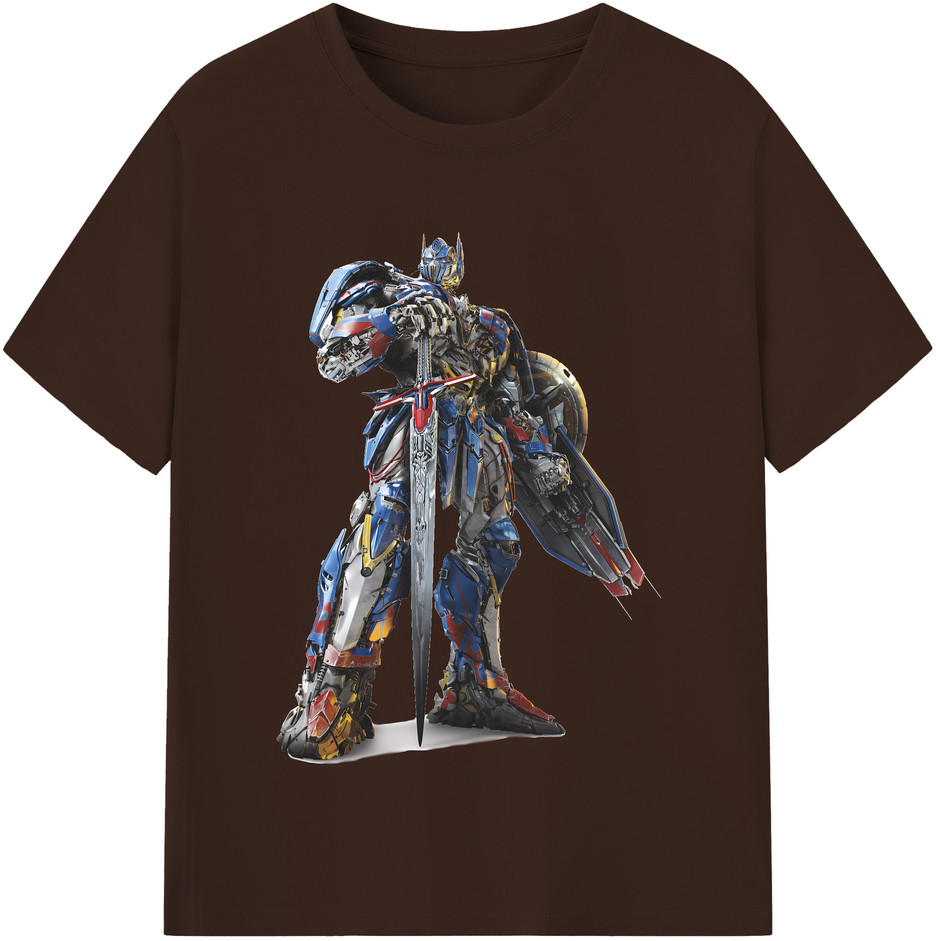 （画像用） Transformers トランスフォーマー 綿100％半袖Tシャツ（フロントプリント）