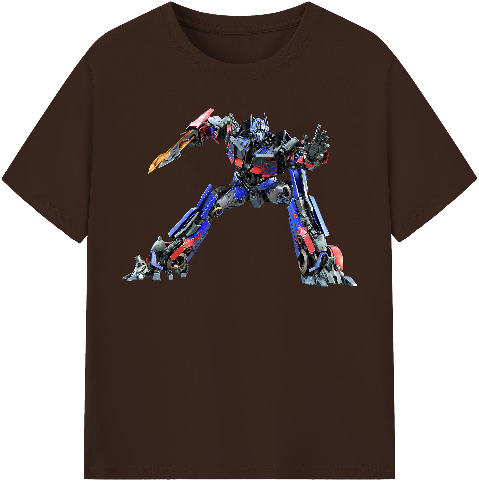 （画像用） Transformers トランスフォーマー 綿100％半袖Tシャツ（フロントプリント）
