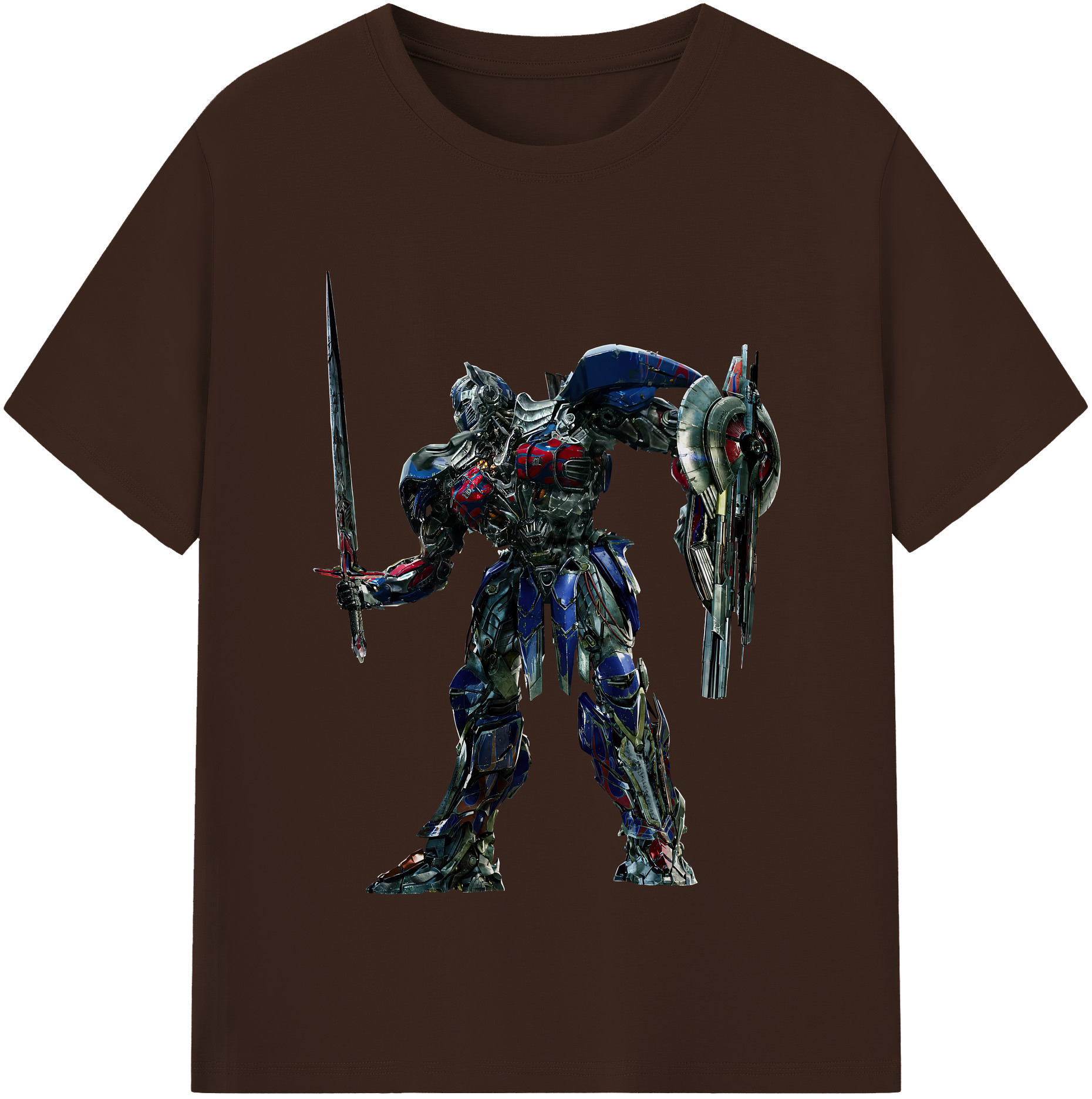（画像用） Transformers トランスフォーマー 綿100％半袖Tシャツ（フロントプリント）