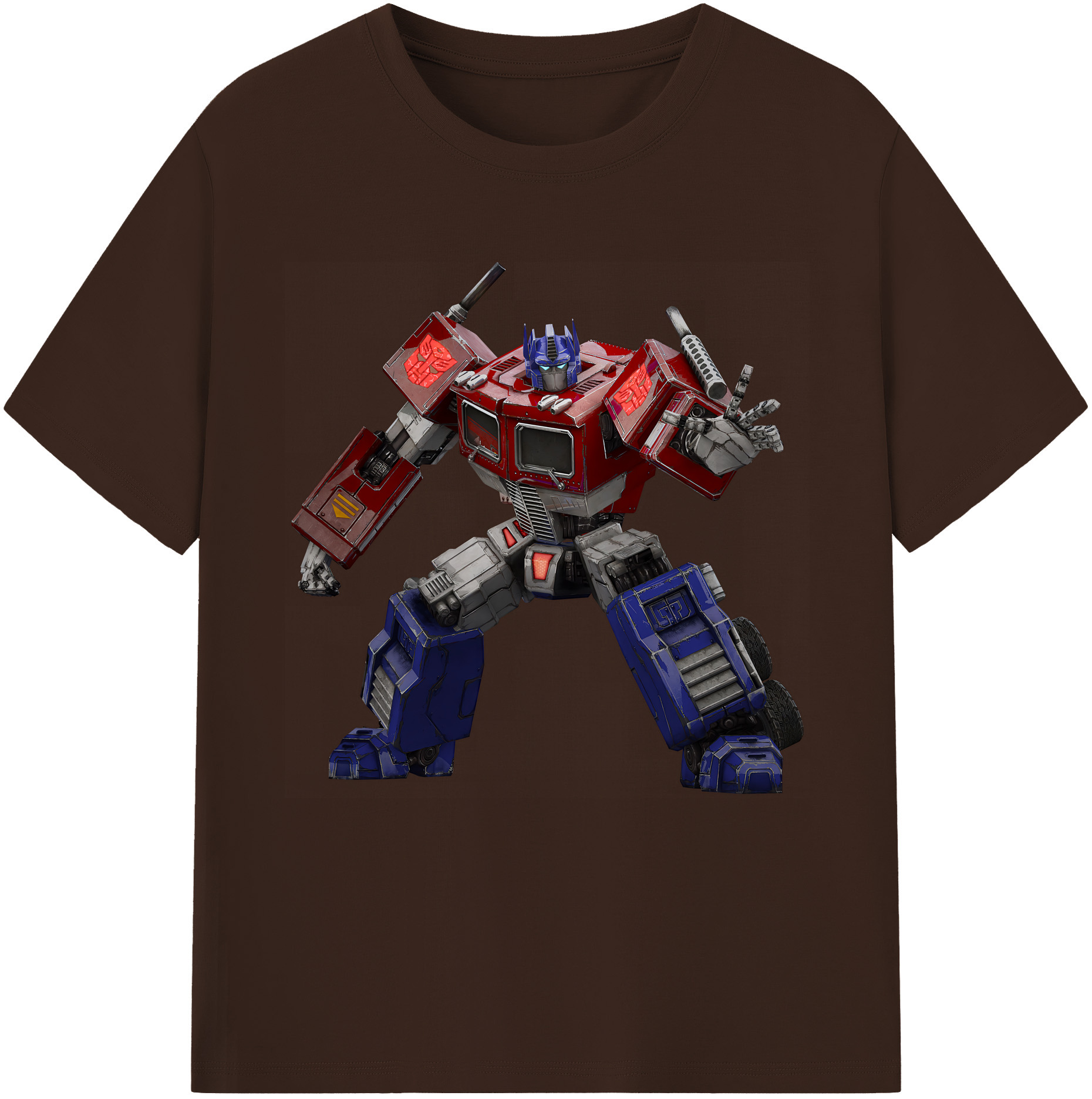 （画像用） Transformers トランスフォーマー 綿100％半袖Tシャツ（フロントプリント）