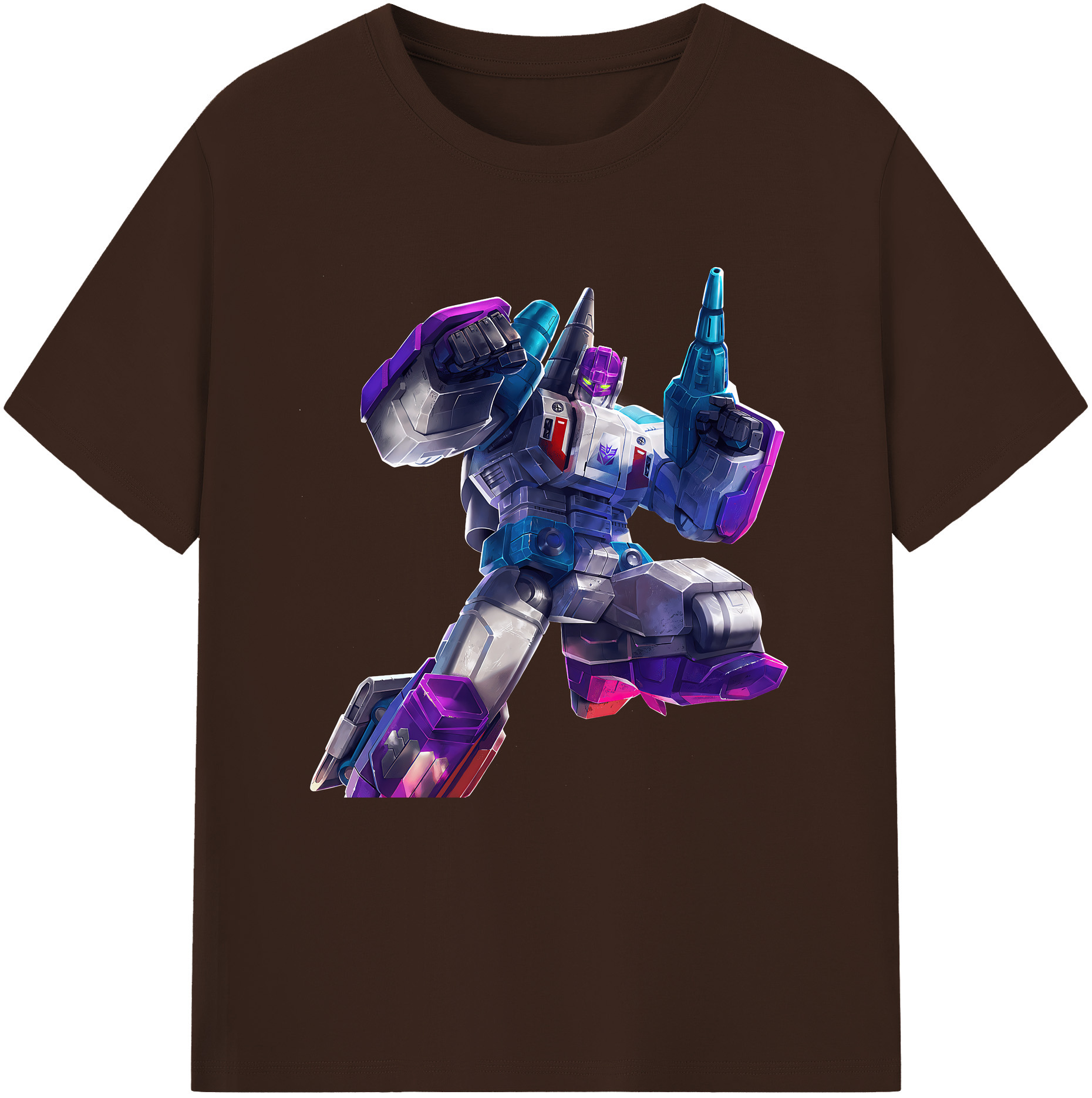 （画像用） Transformers トランスフォーマー 綿100％半袖Tシャツ（フロントプリント）