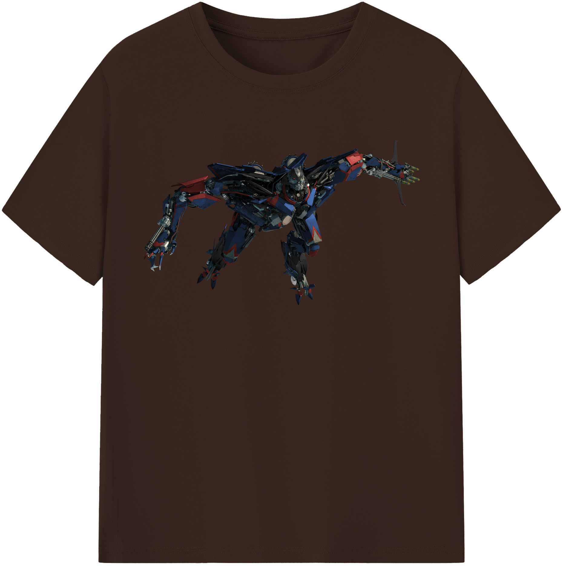 （画像用） Transformers トランスフォーマー 綿100％半袖Tシャツ（フロントプリント）