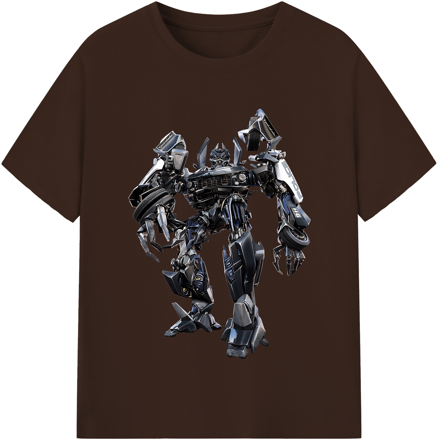 （画像用） Transformers トランスフォーマー 綿100％半袖Tシャツ（フロントプリント）