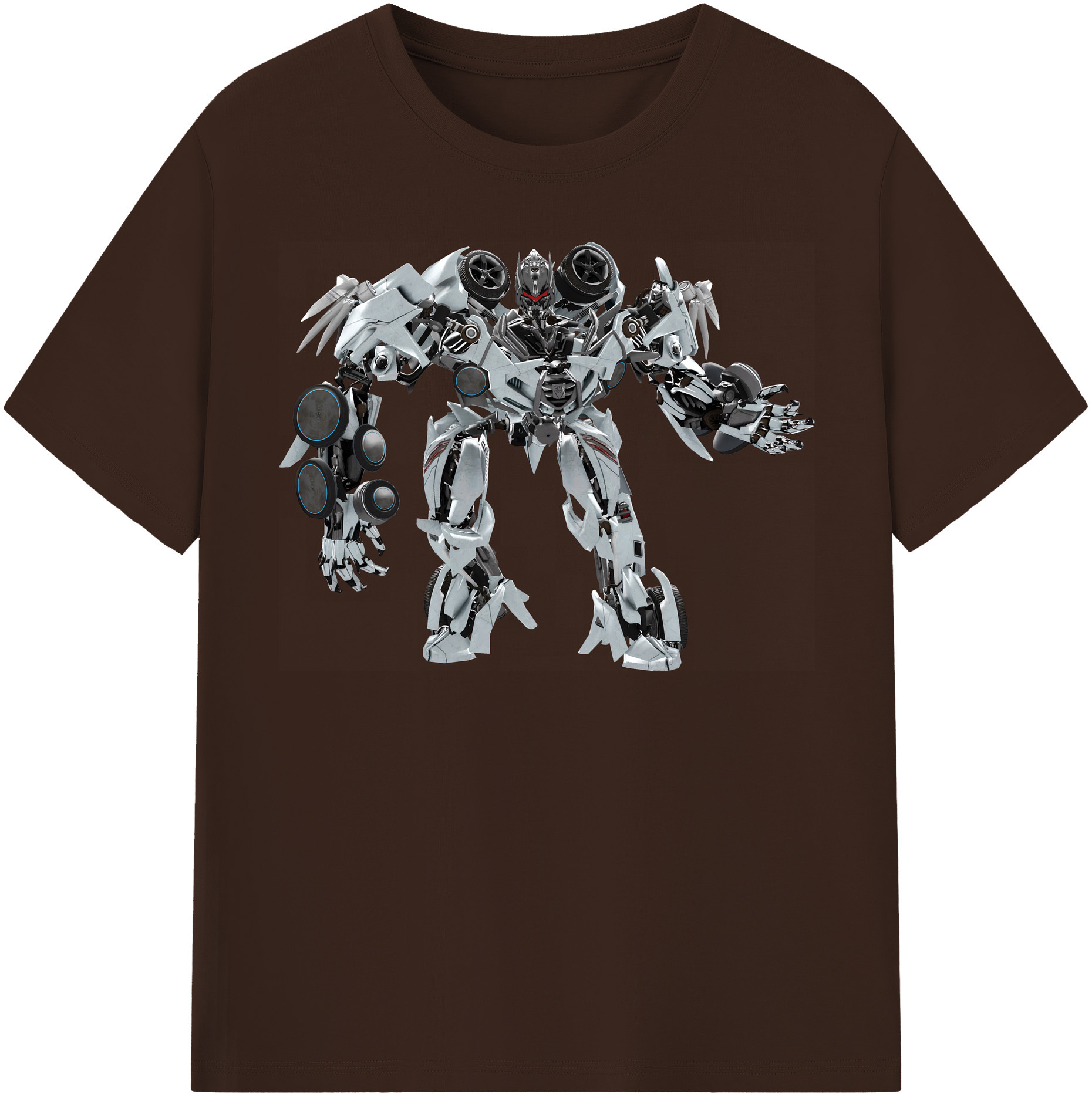 （画像用） Transformers トランスフォーマー 綿100％半袖Tシャツ（フロントプリント）