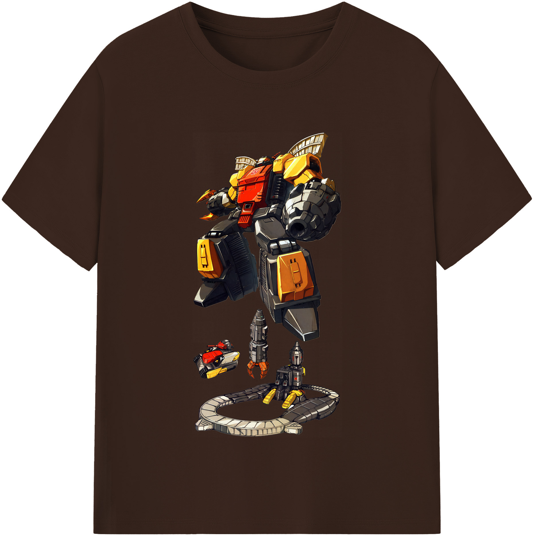 （画像用） Transformers トランスフォーマー 綿100％半袖Tシャツ（フロントプリント）