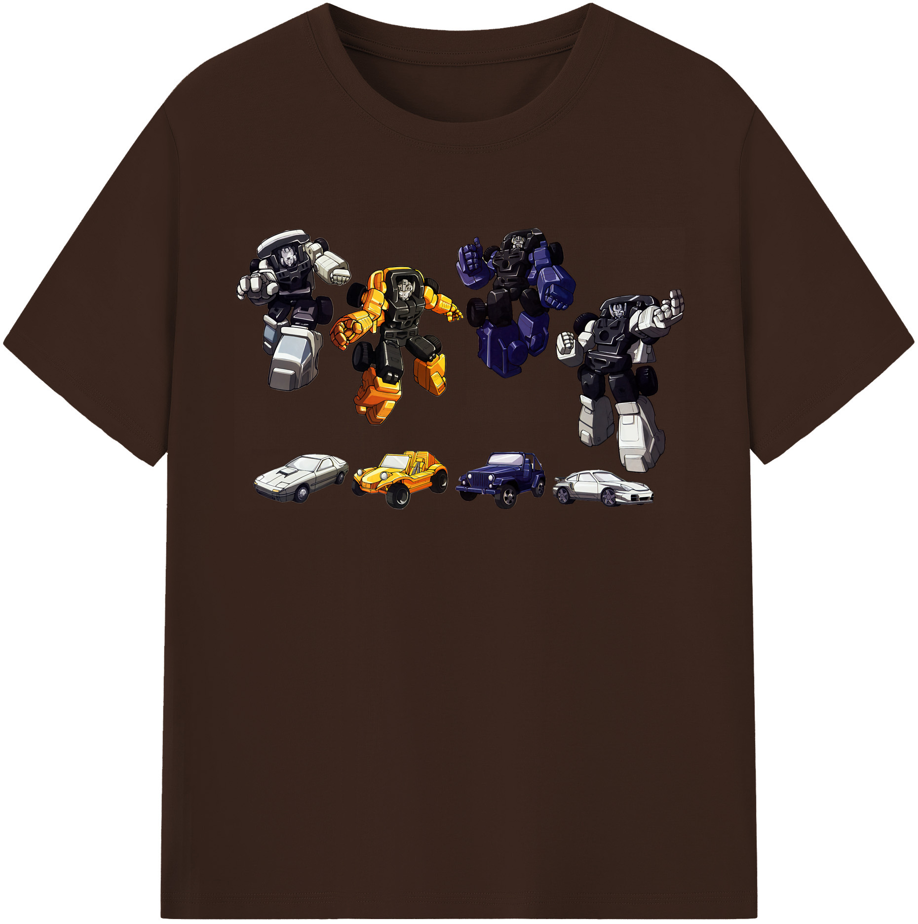 （画像用） Transformers トランスフォーマー 綿100％半袖Tシャツ（フロントプリント）