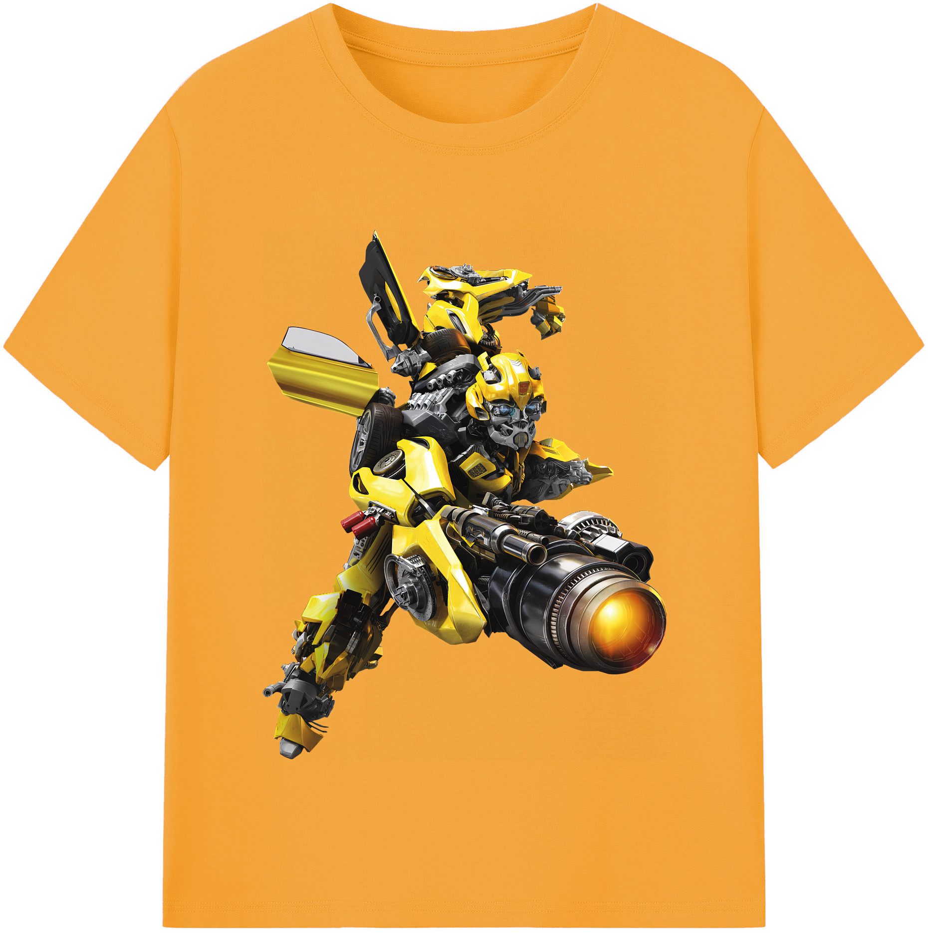 （画像用） Transformers トランスフォーマー 綿100％半袖Tシャツ（フロントプリント）