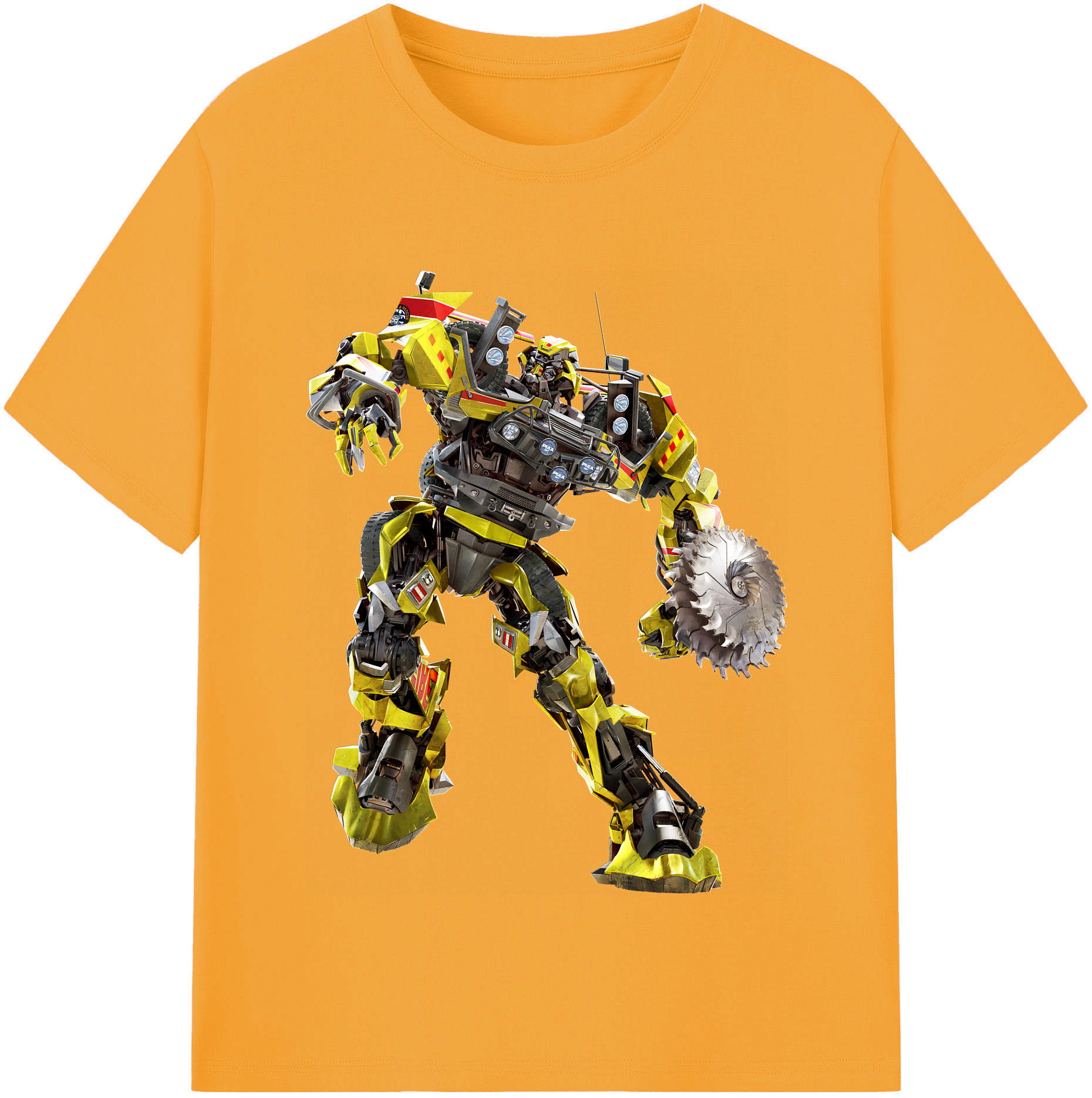 （画像用） Transformers トランスフォーマー 綿100％半袖Tシャツ（フロントプリント）