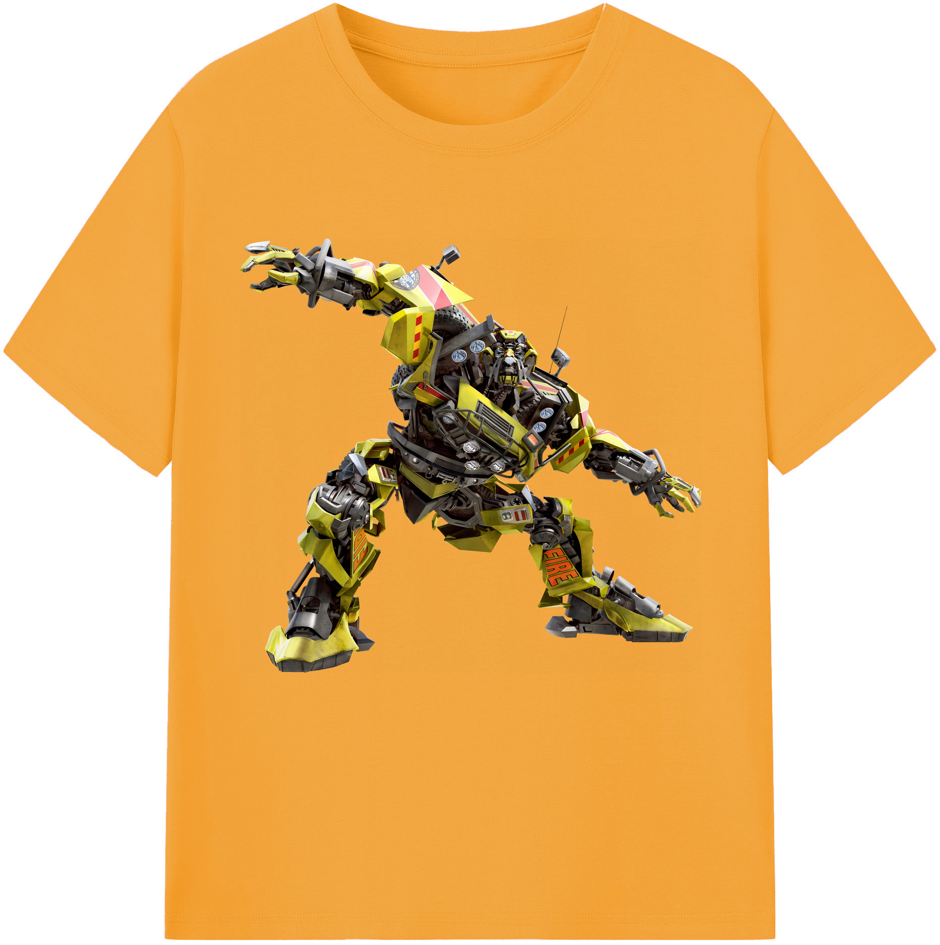 （画像用） Transformers トランスフォーマー 綿100％半袖Tシャツ（フロントプリント）